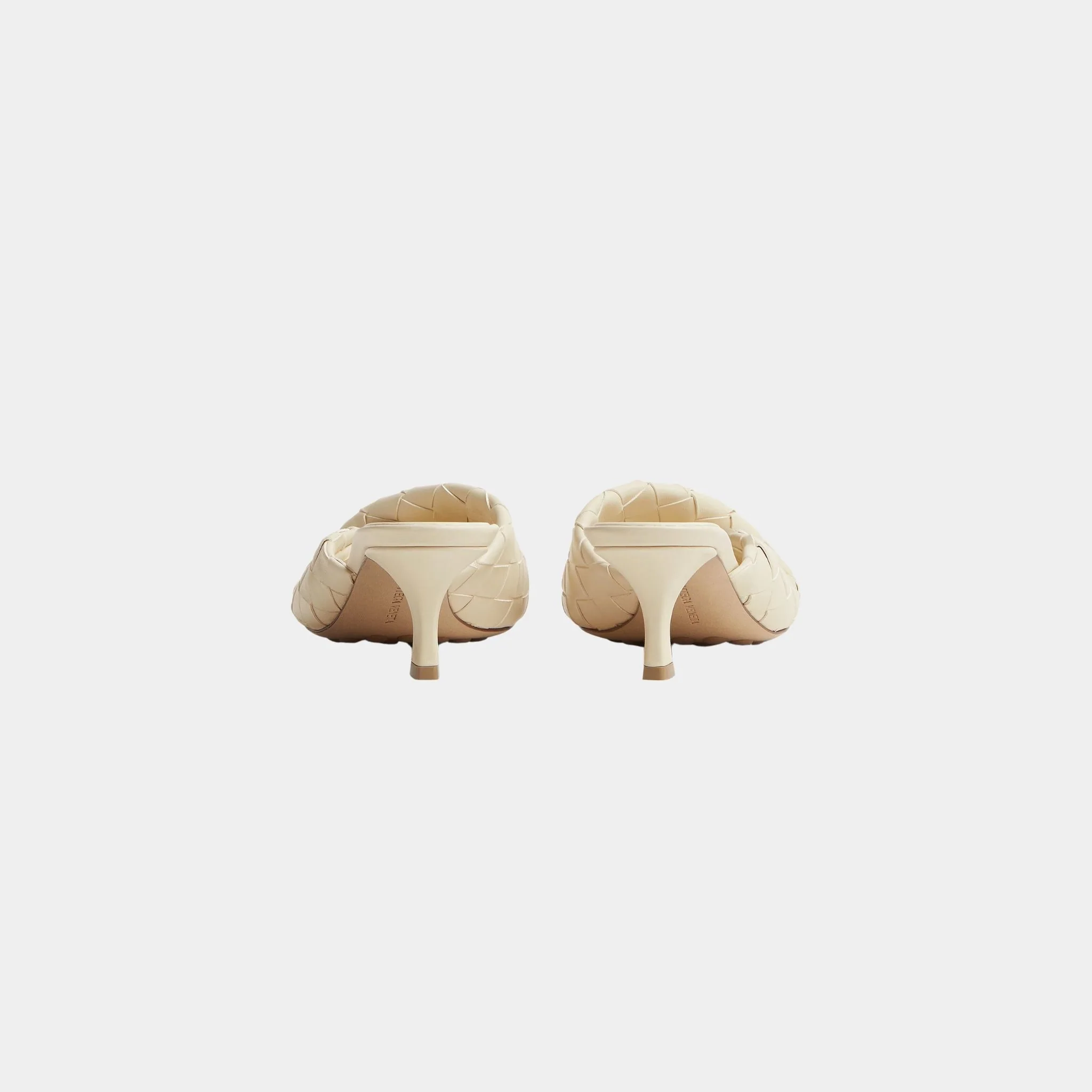 Blink Mule with Folded Detail in Intrecciato Leather - Image 12