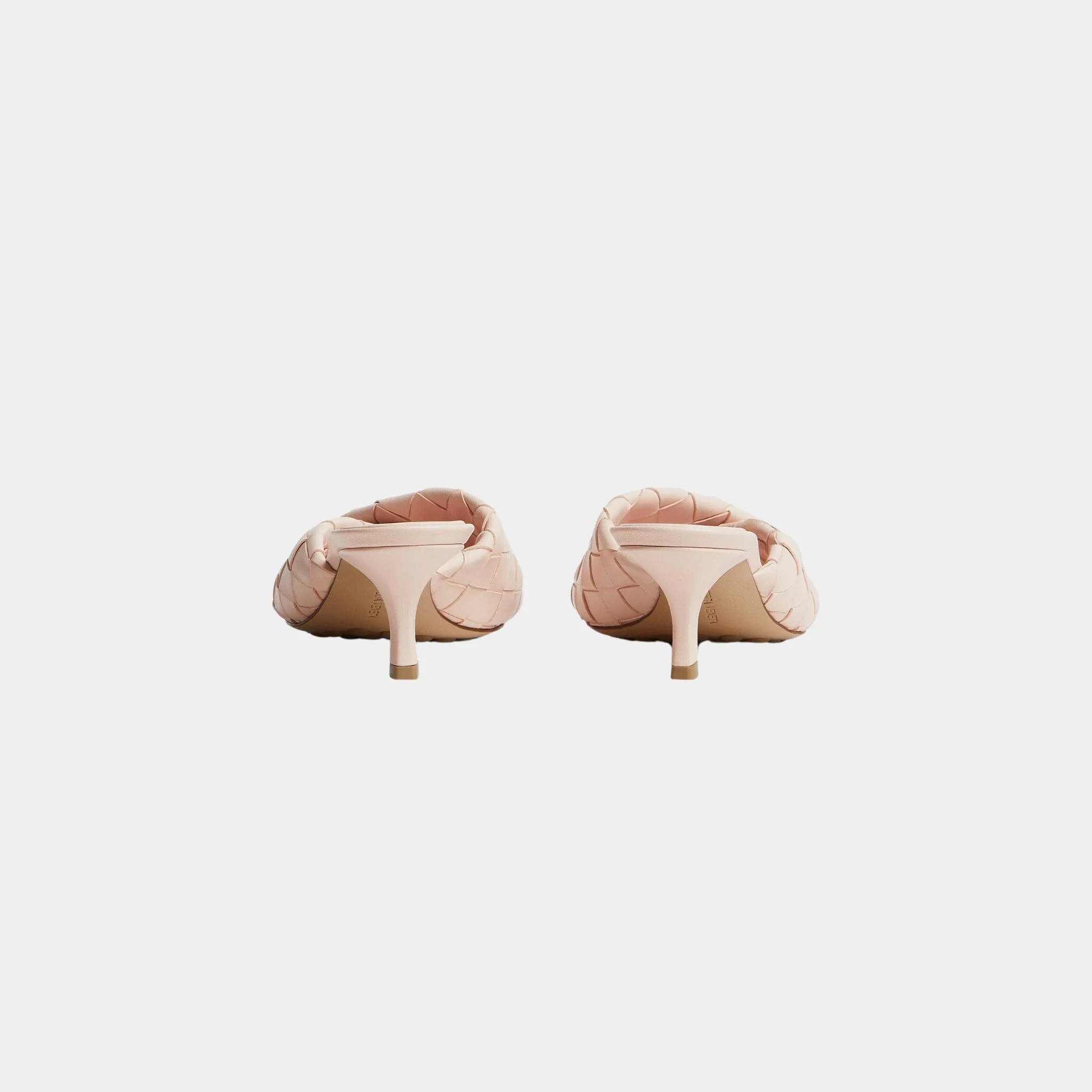 Blink Mule with Folded Detail in Intrecciato Leather - Image 9