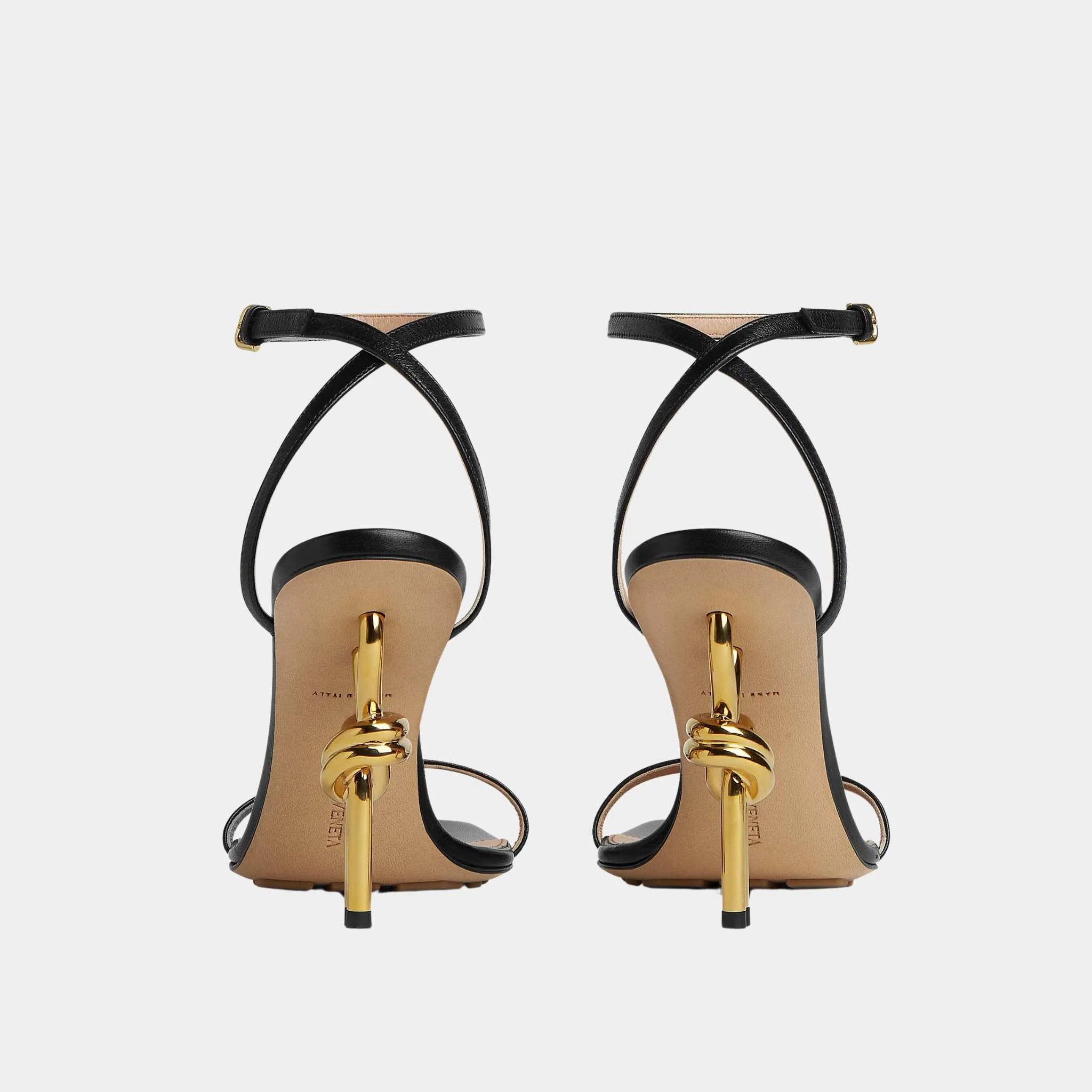 Knot Ankle Strap High Heel Sandal - Image 3
