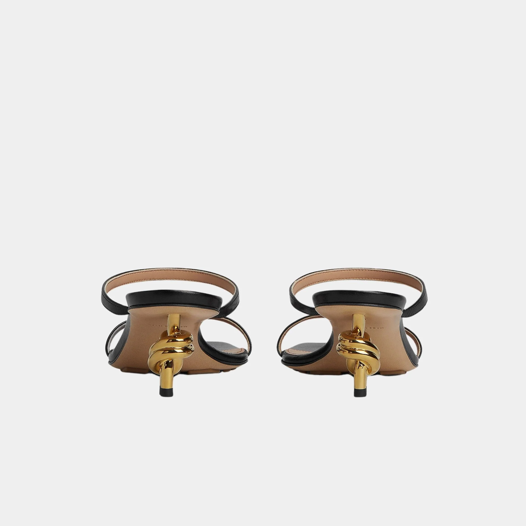 Knot Strap Mid Heel Mule - Image 3
