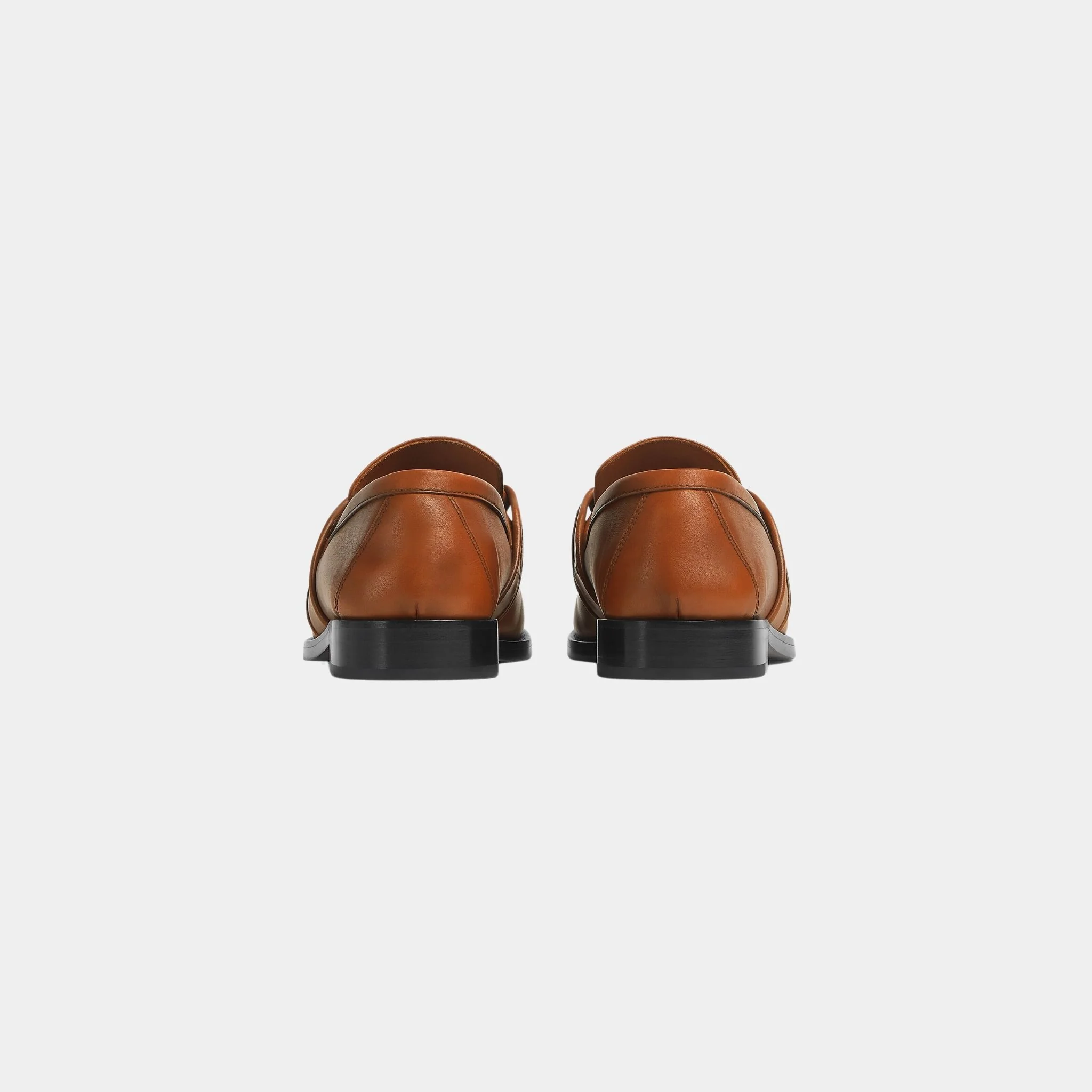 Light Wood Astaire Loafer Calfskin Signature Knot Detail - Image 3