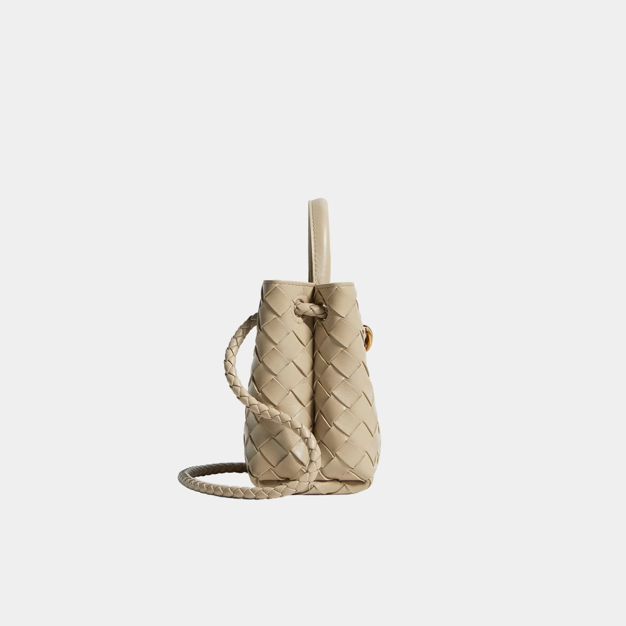 Mini Andiamo Bag in Intrecciato Leather - Image 11