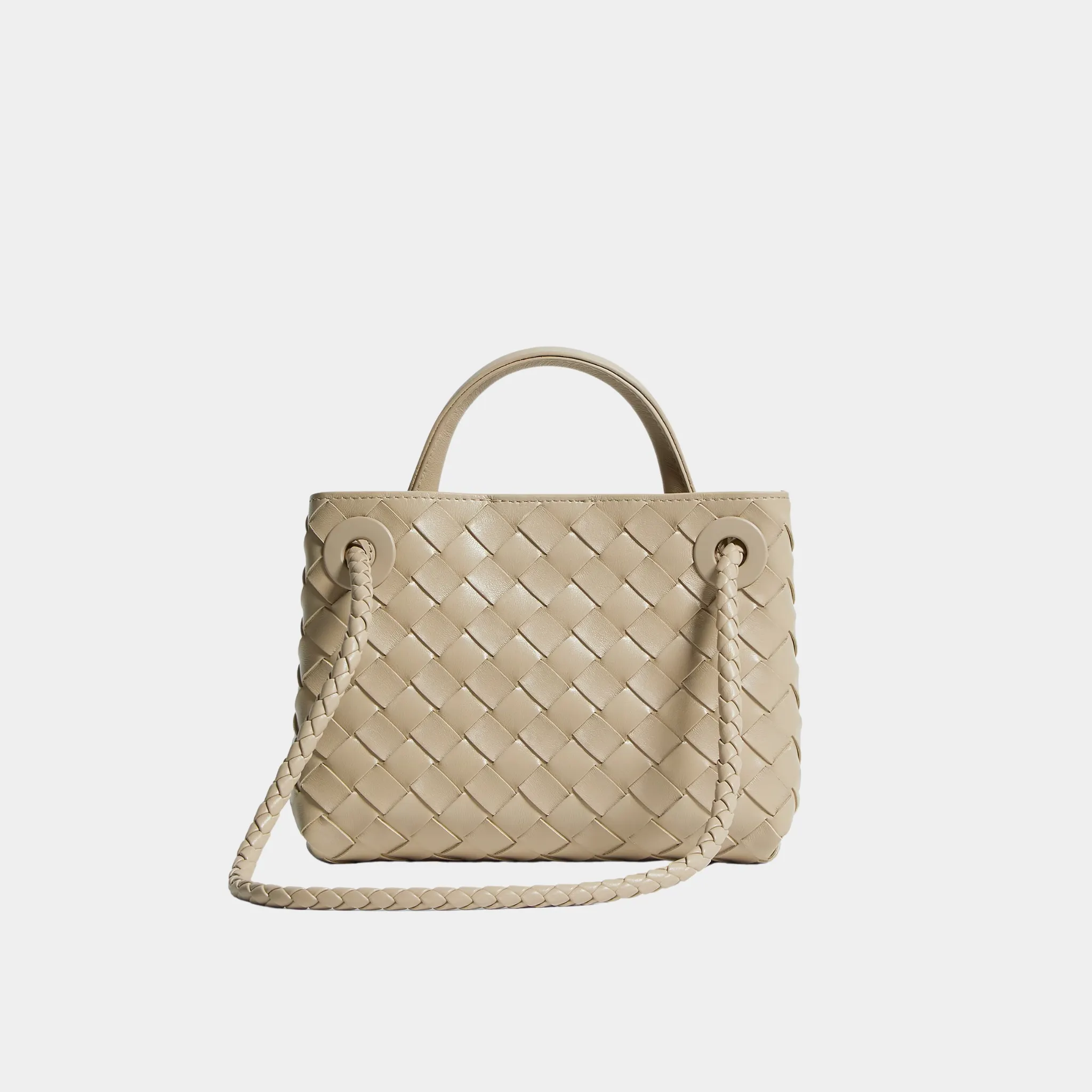 Mini Andiamo Bag in Intrecciato Leather - Image 12