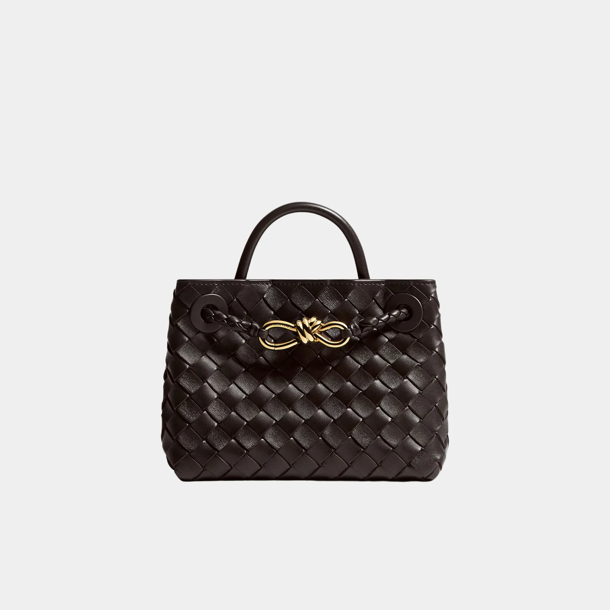 Mini Andiamo Bag in Intrecciato Leather - Image 4