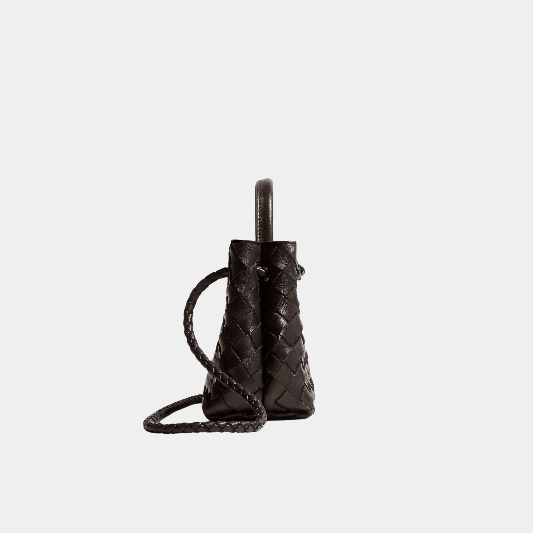 Mini Andiamo Bag in Intrecciato Leather - Image 5
