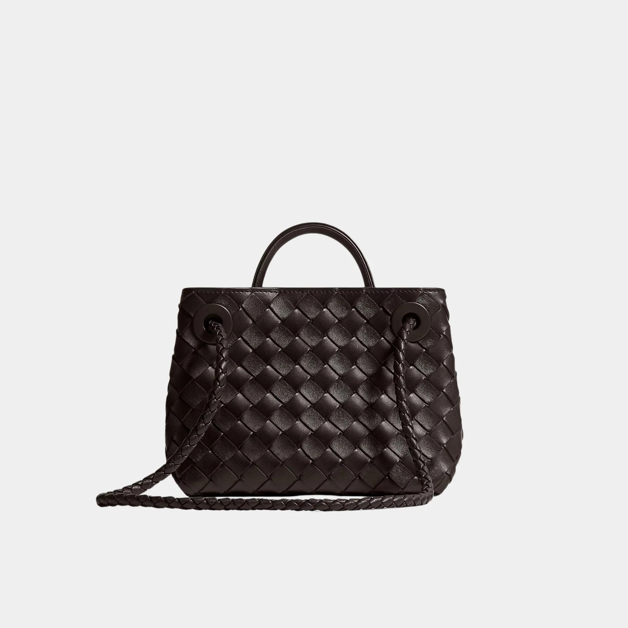 Mini Andiamo Bag in Intrecciato Leather - Image 6