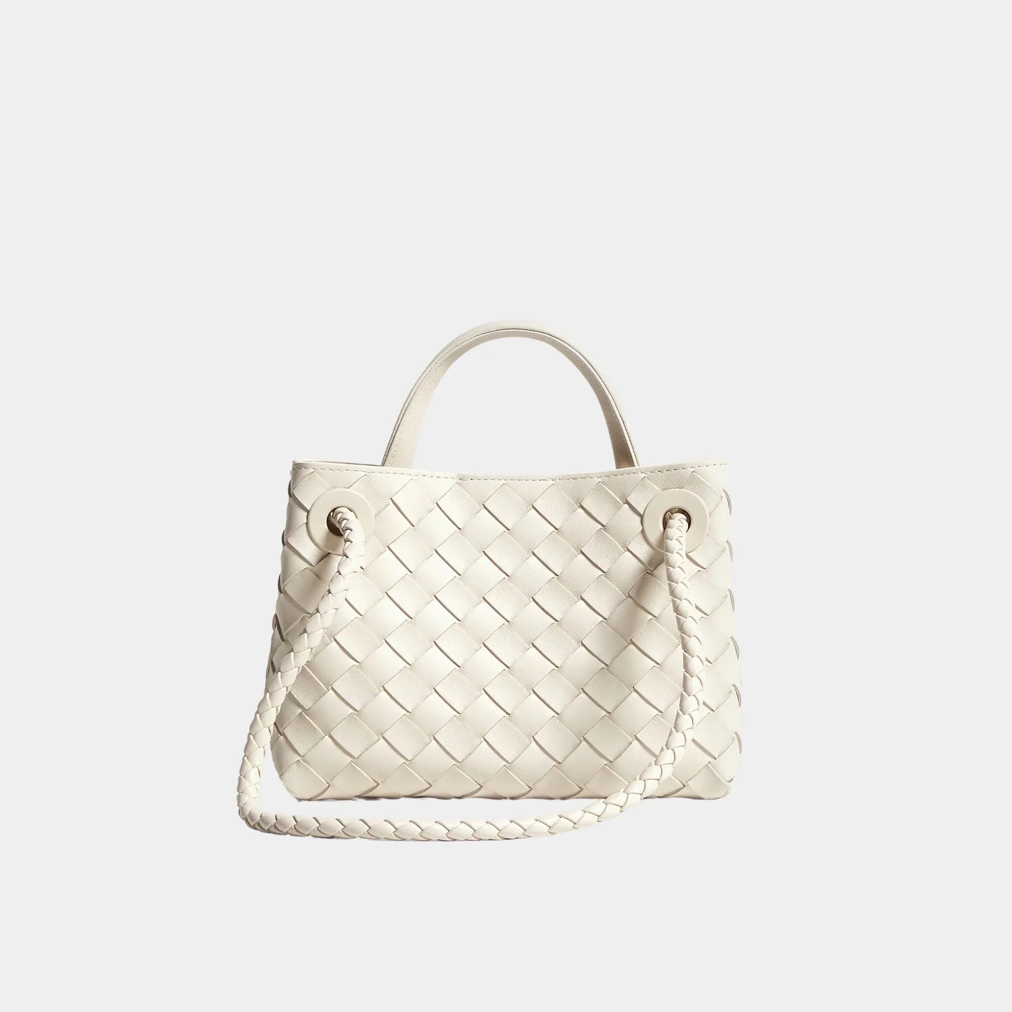 Mini Andiamo Bag in Intrecciato Leather - Image 9