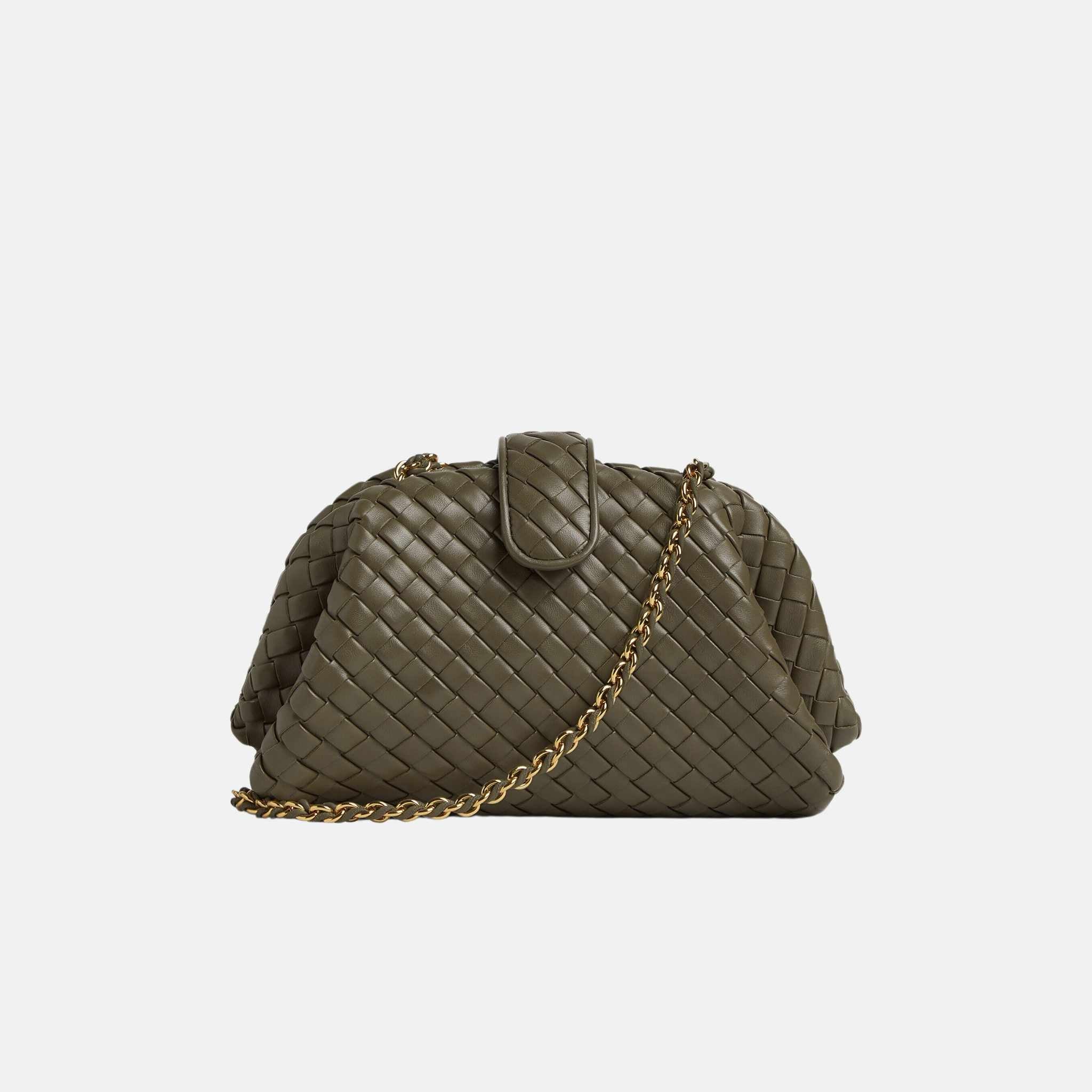 Small Lauren 1980 Clutch Padded Intrecciato - Image 7