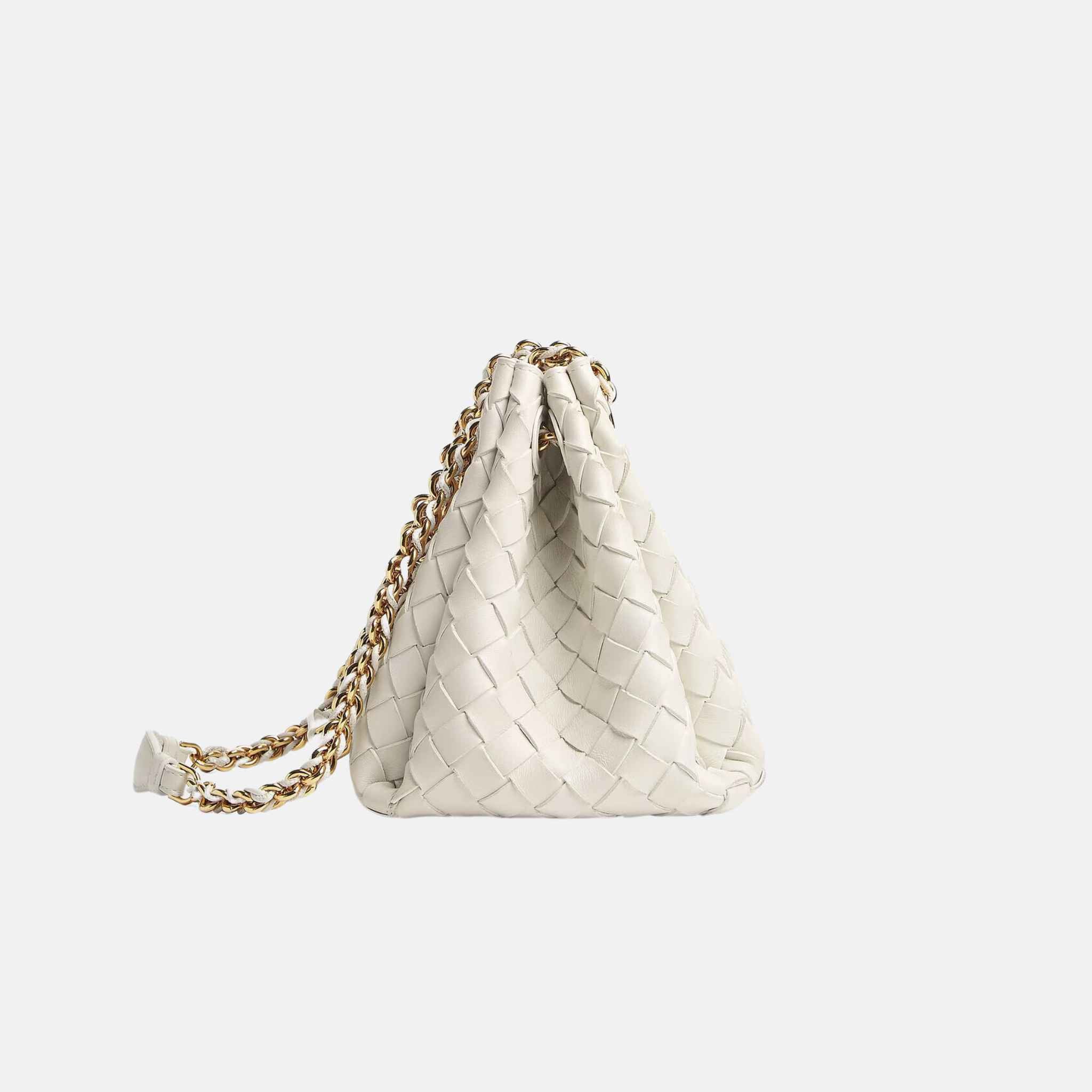 Small Parachute Chain Supple Intrecciato Leather - Image 3