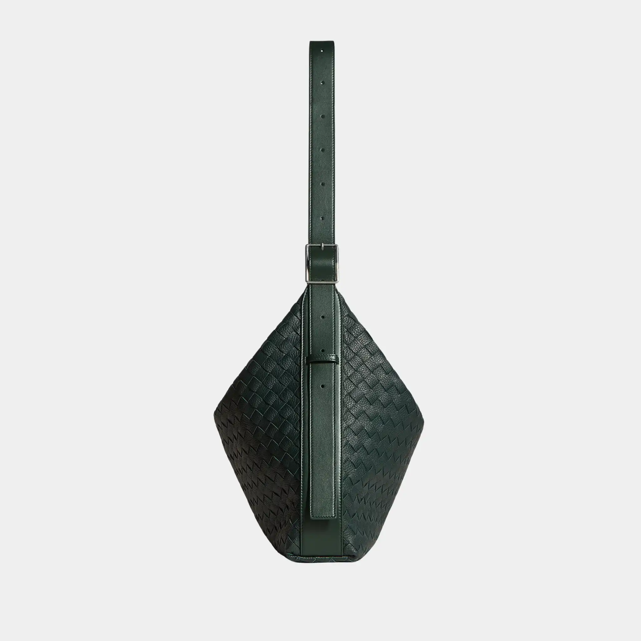 Traveler Hobo bag In Intrecciato Deer Skin - Image 15