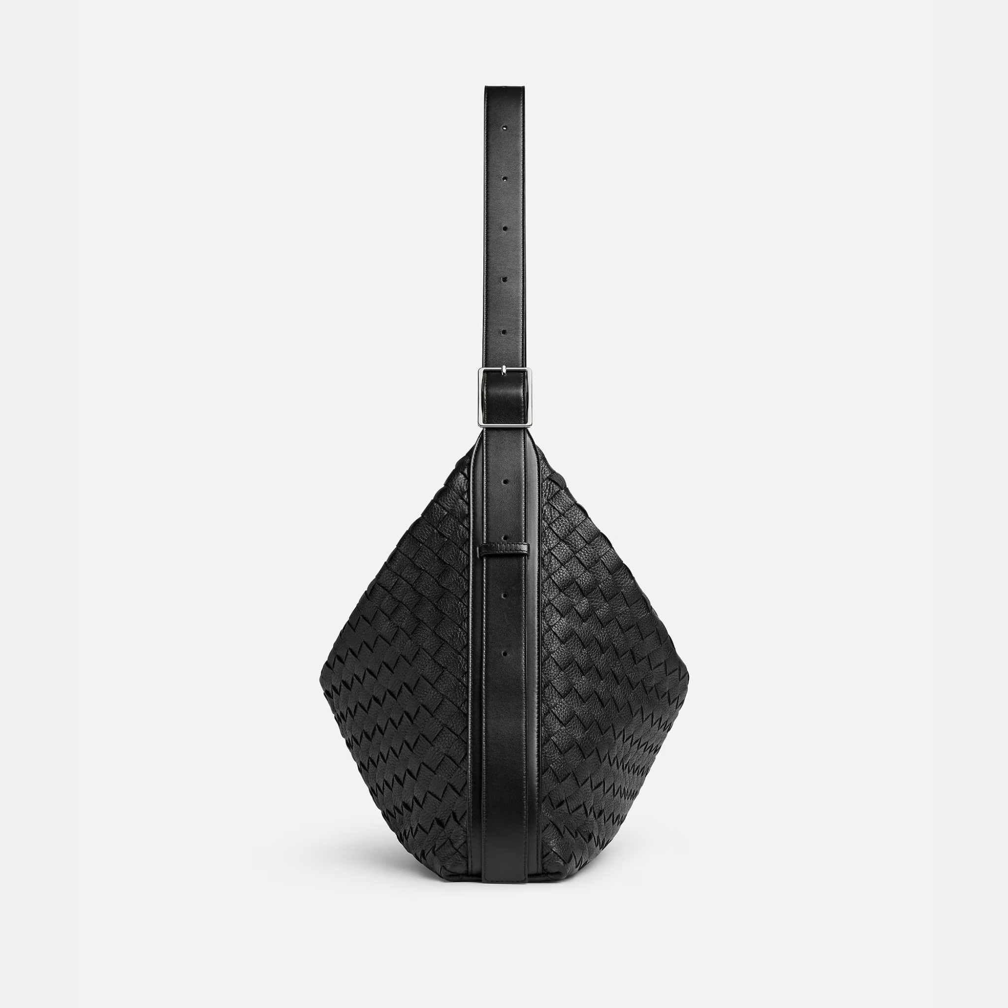 Traveler Hobo bag In Intrecciato Deer Skin - Image 3