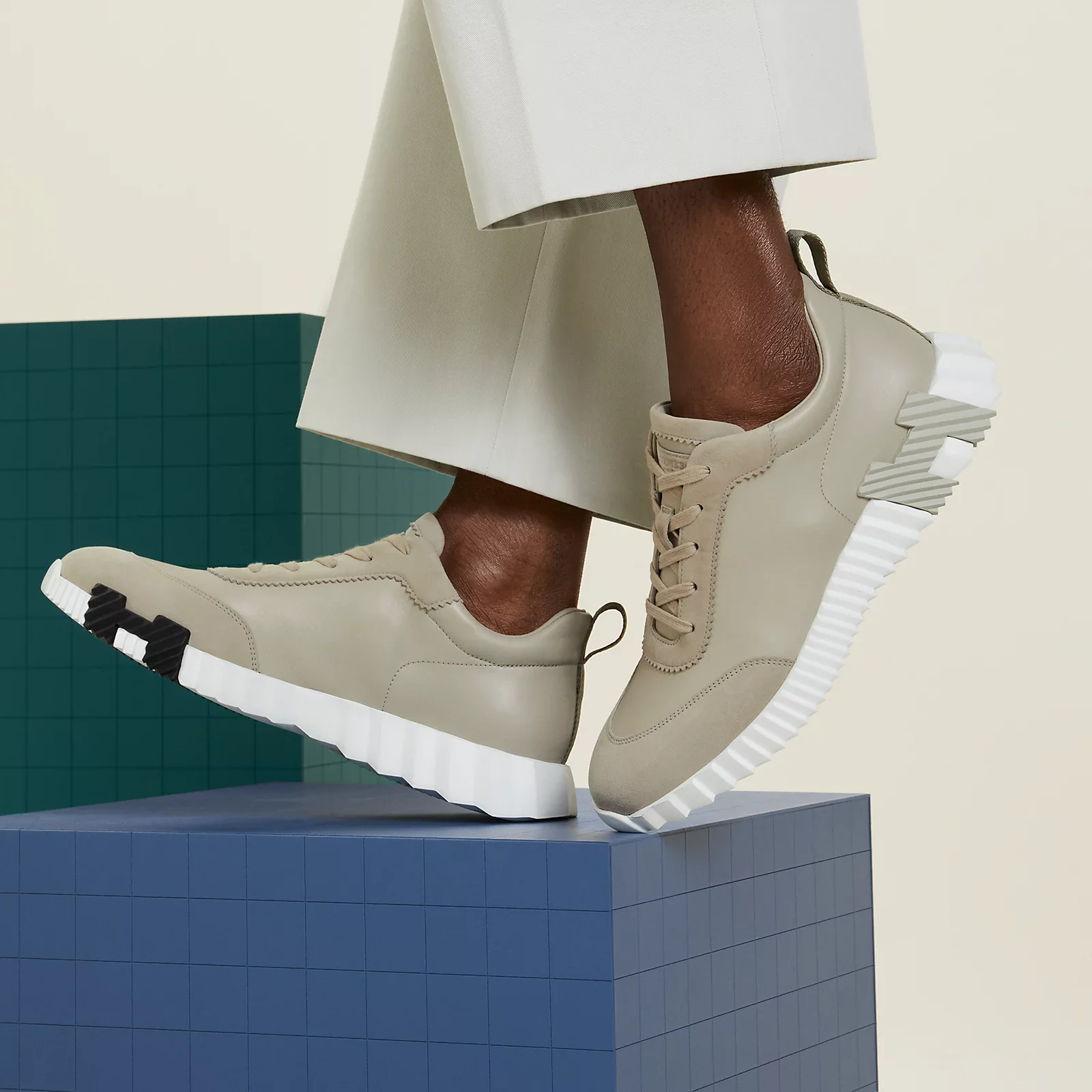 Bouncing Sneakers Beige Esquisse - Image 6