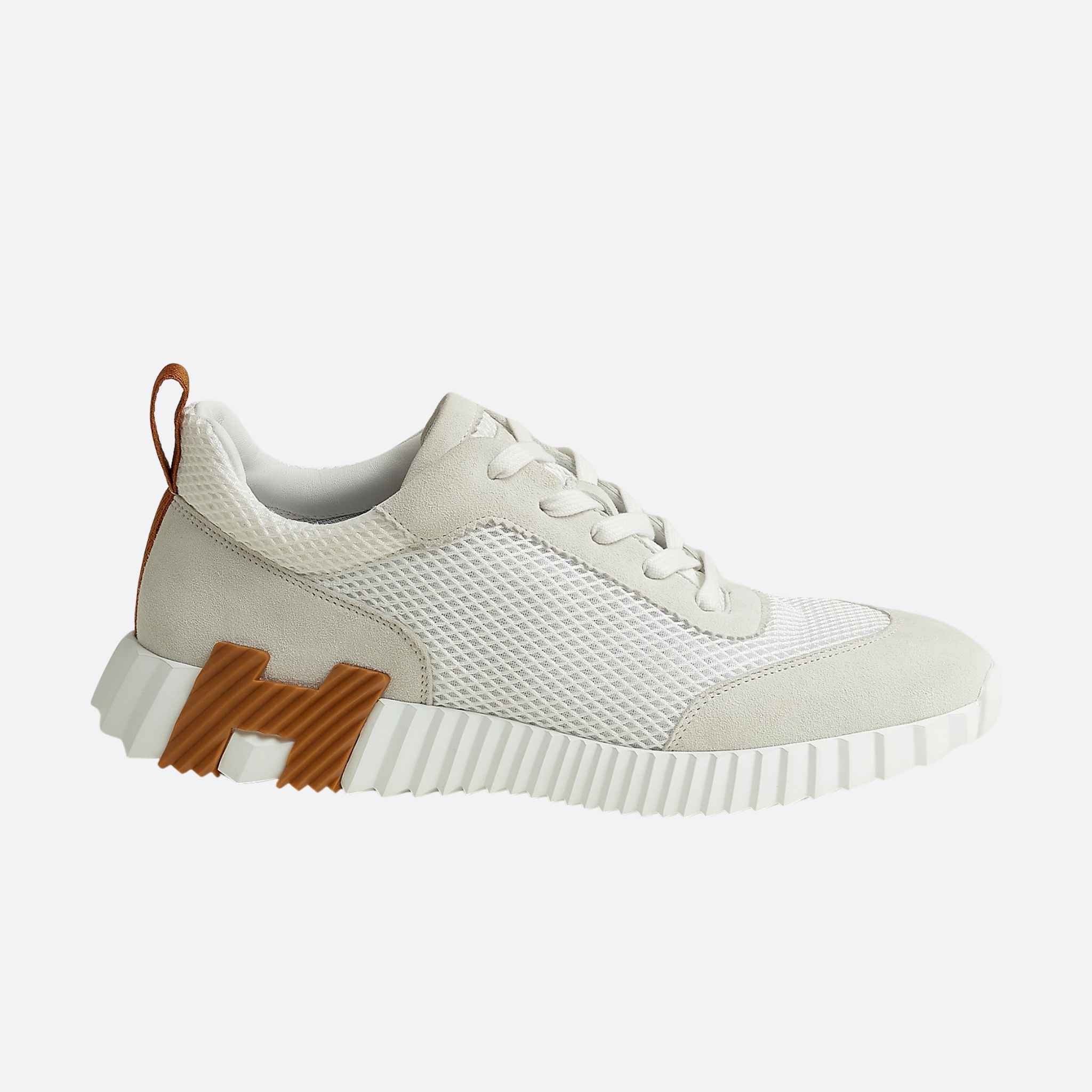 Bouncing Sneakers Graphic Mesh Suede Men - Image 2