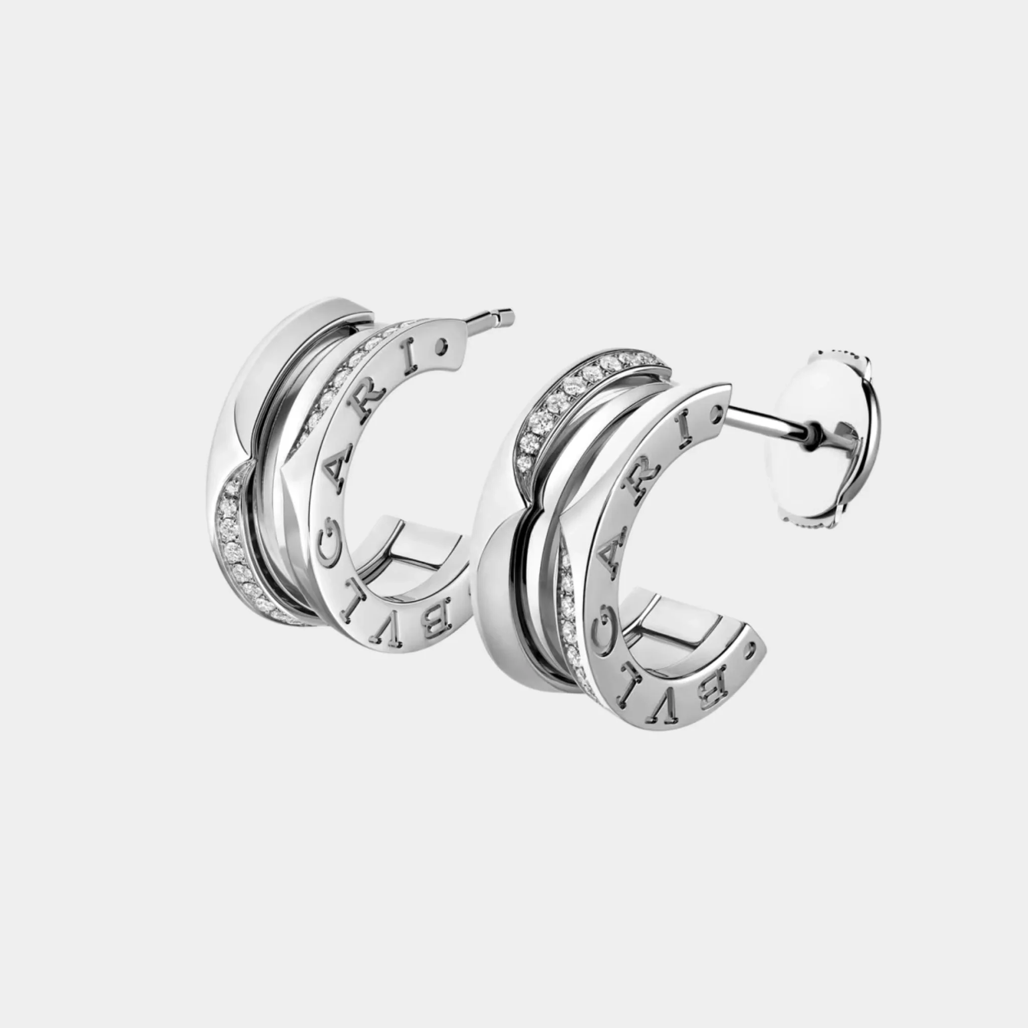 B.zero1 Gold Diamond Earrings - Image 5