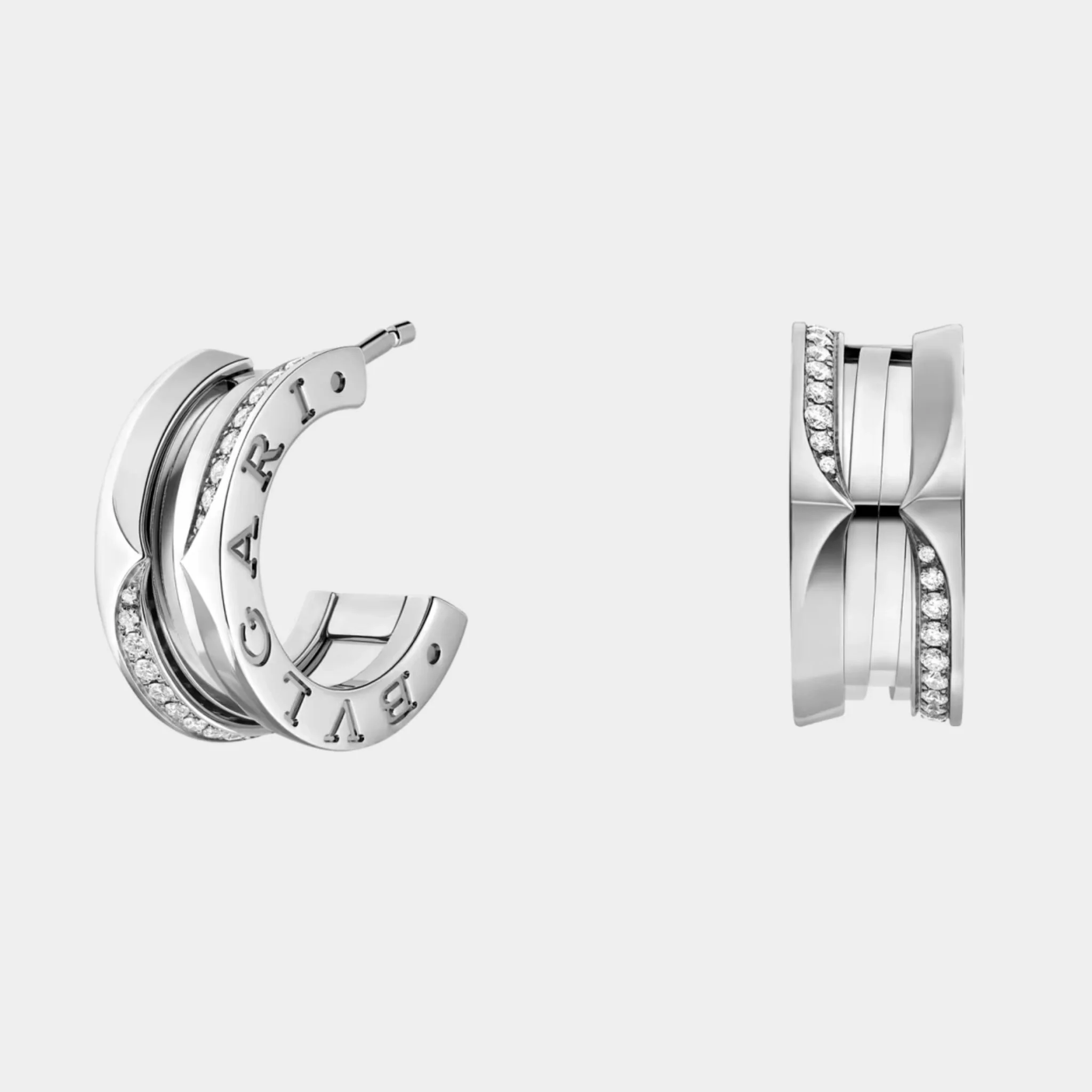 B.zero1 Gold Diamond Earrings - Image 6
