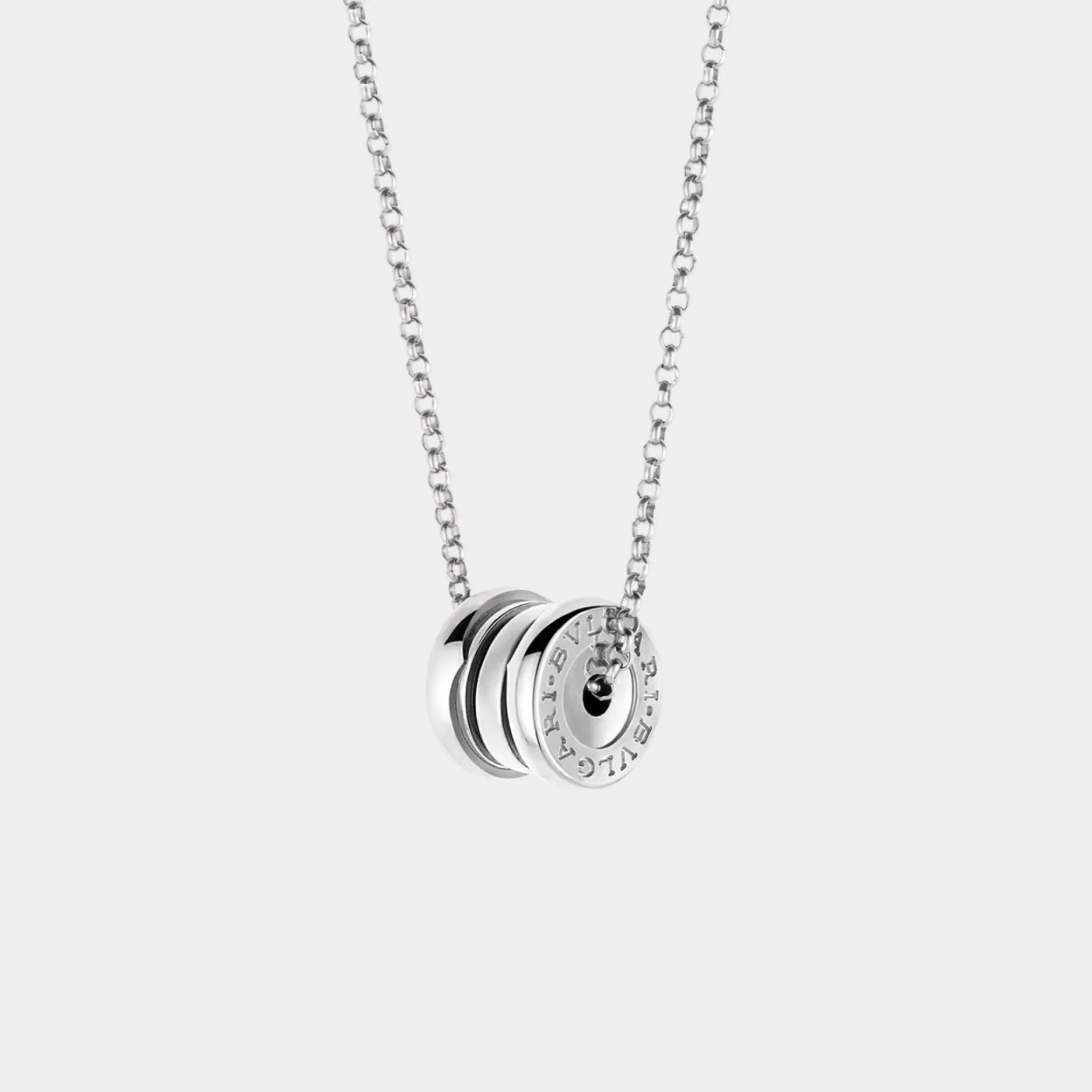B.zero1 Gold Round Mini Pendant Necklace