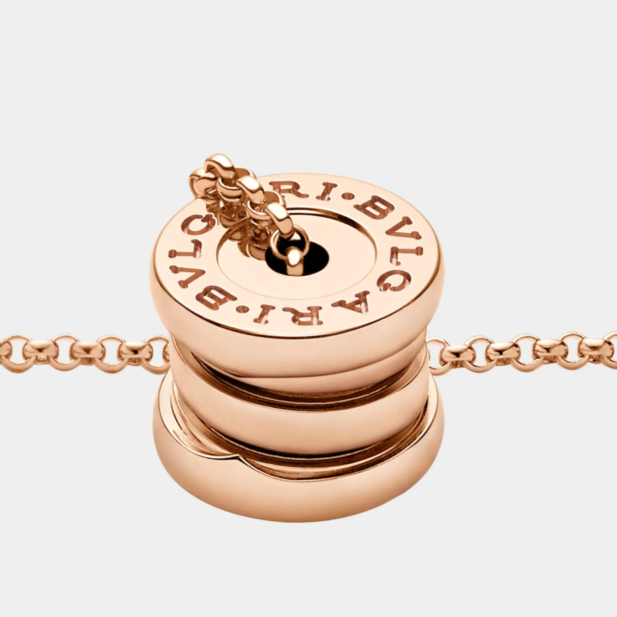 B.zero1 Gold Round Mini Pendant Necklace - Image 5