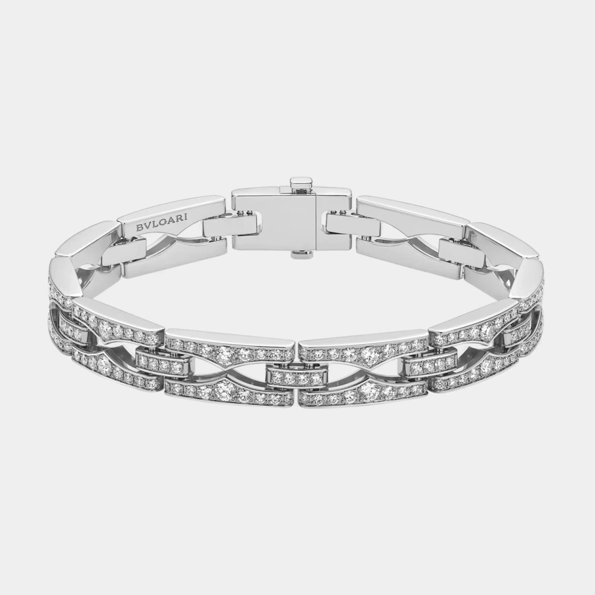 B.zero1 Rock Chain Gold Soft bracelet Full Pavé Diamonds - Image 3