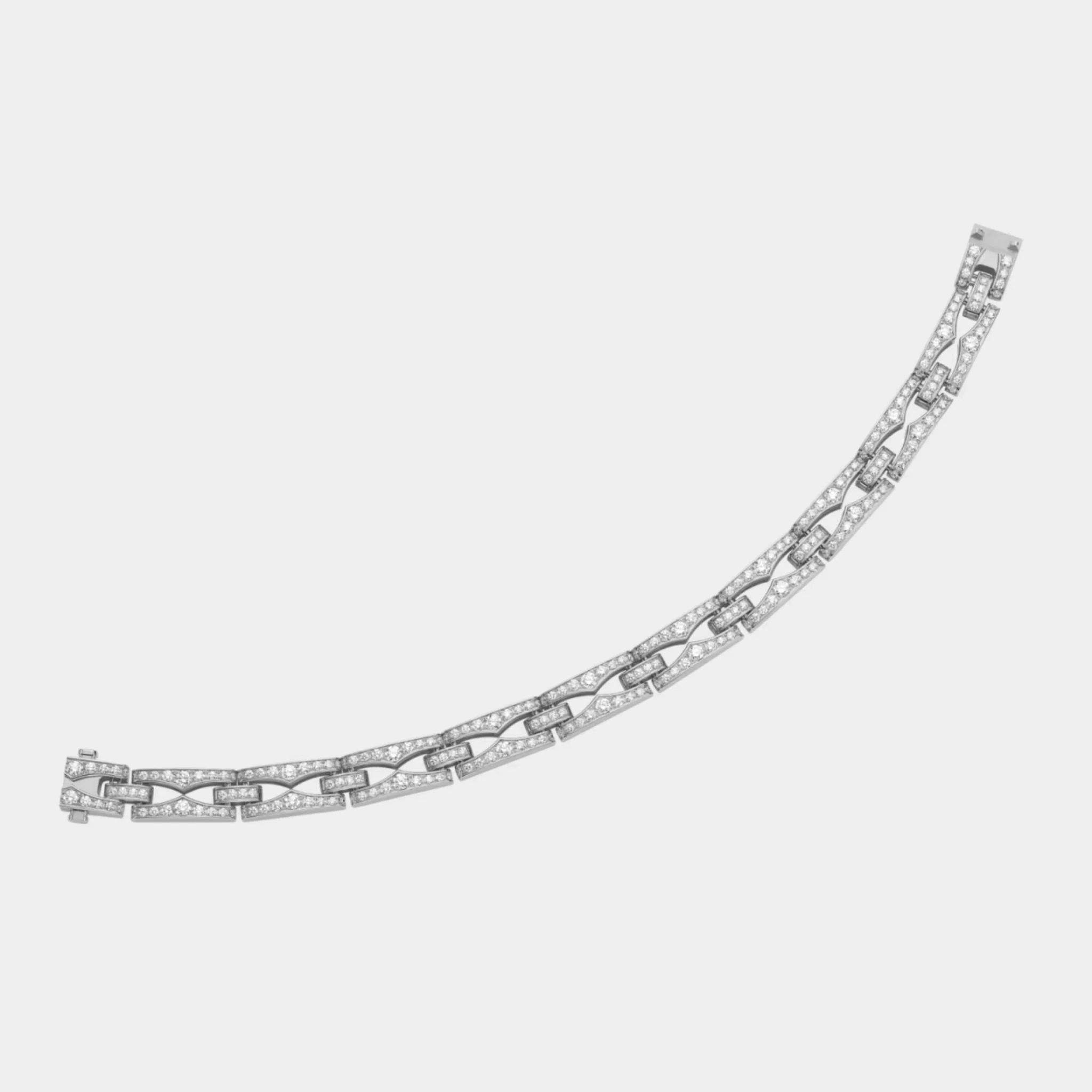 B.zero1 Rock Chain Gold Soft bracelet Full Pavé Diamonds - Image 4