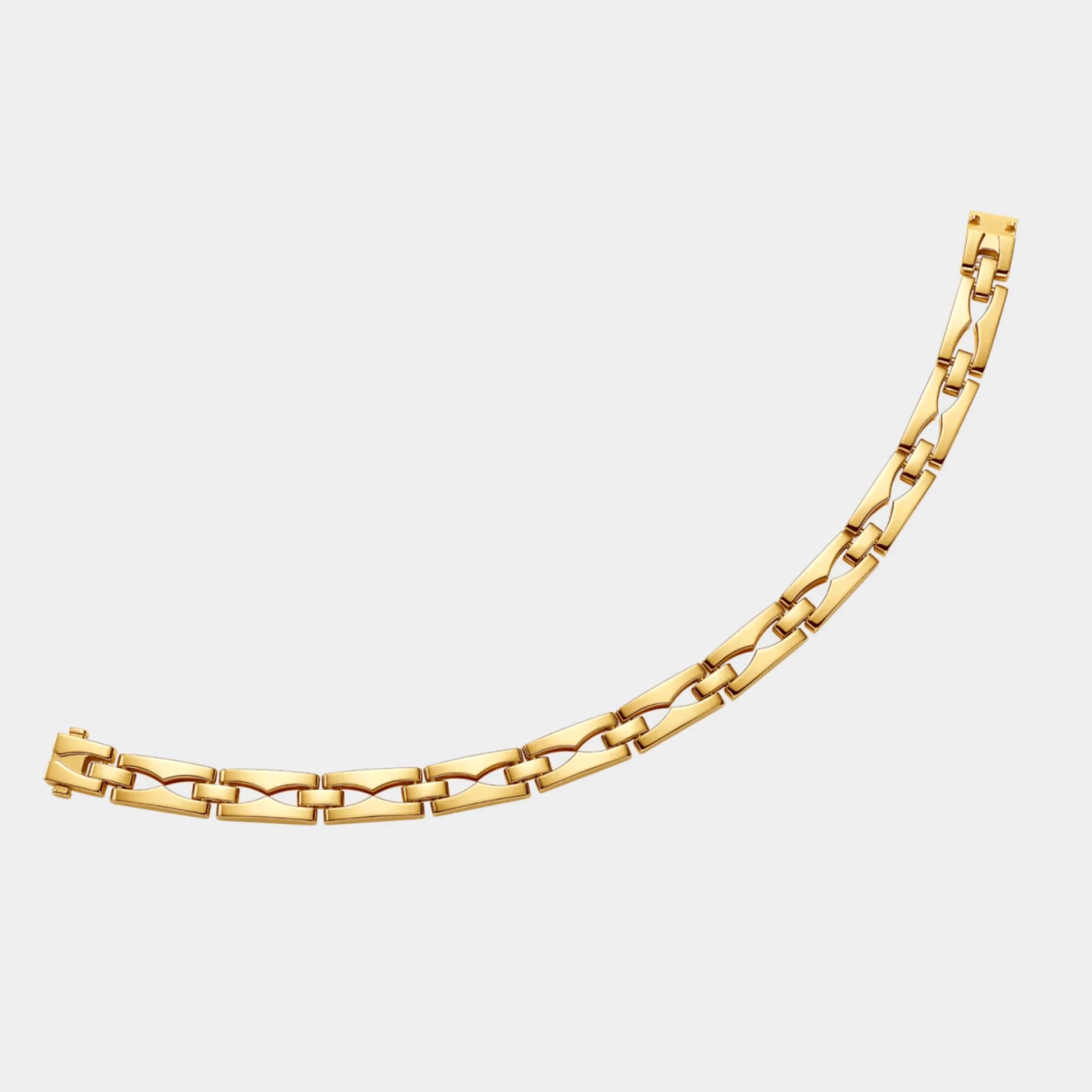 B.zero1 Rock Chain Yellow Gold Bracelet - Image 2