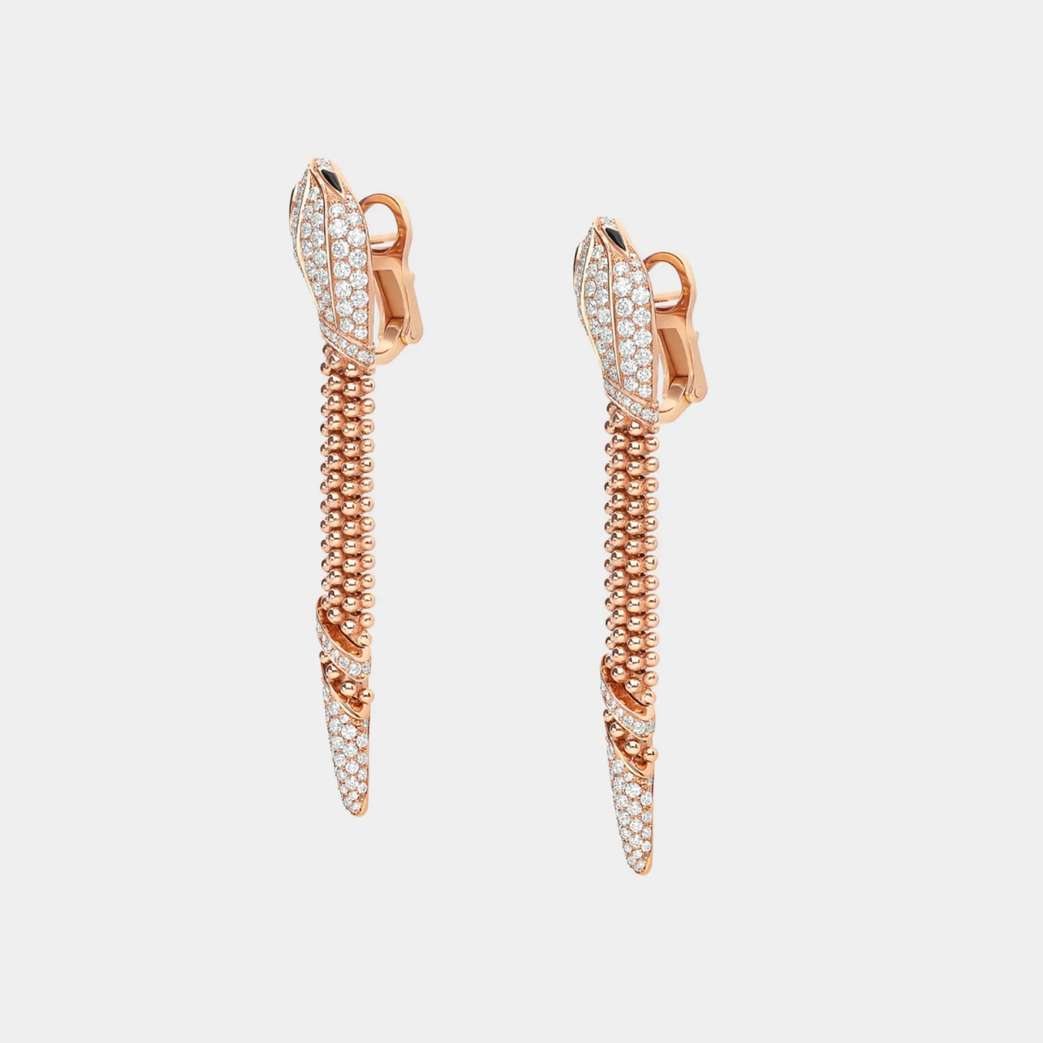 Serpenti Diamond Earrings - Image 3
