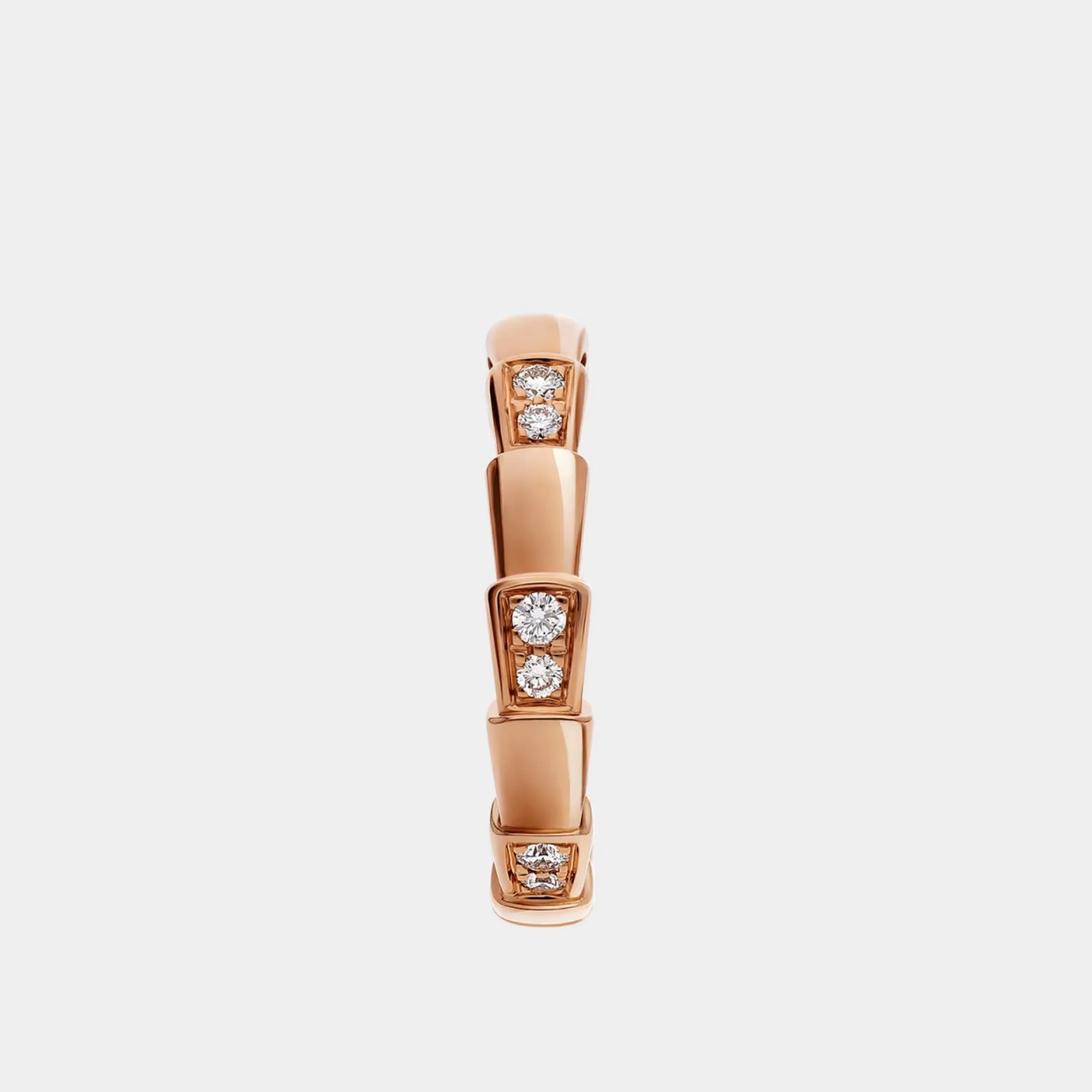 Serpenti Viper Demi Pave Diamonds Ring - Image 2