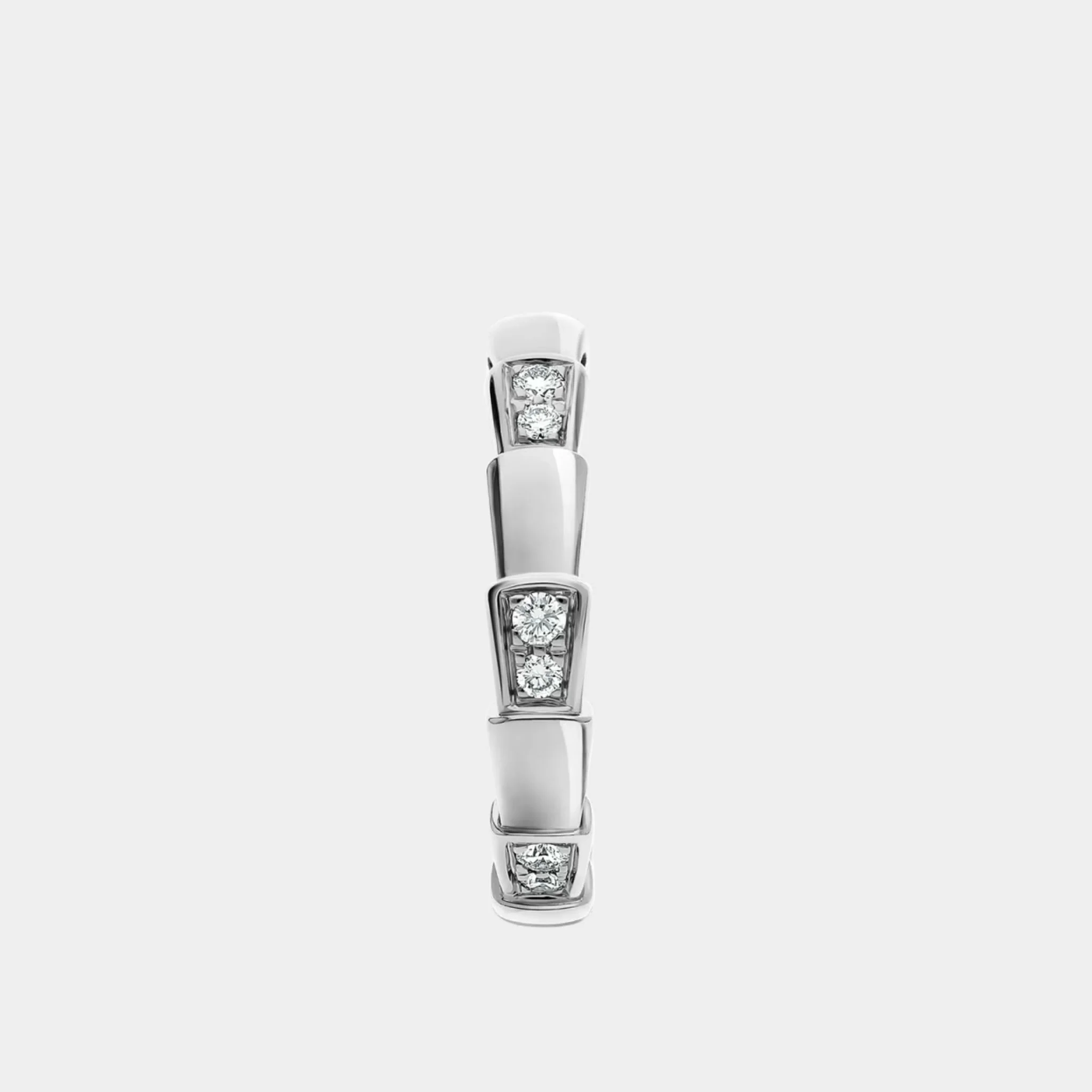 Serpenti Viper Demi Pave Diamonds Ring - Image 4