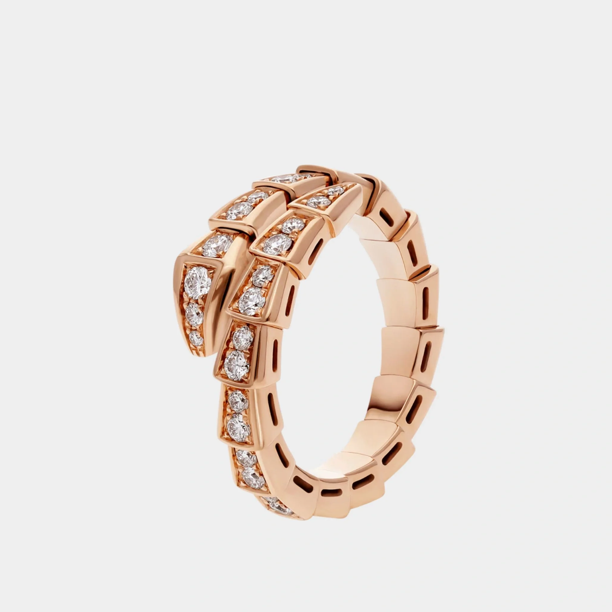 Serpenti Viper Diamond Ring 1 Loop - Image 3