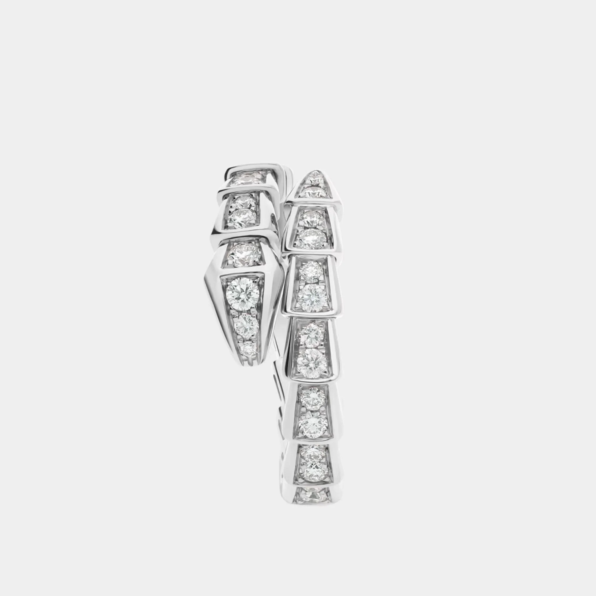 Serpenti Viper Diamond Ring 1 Loop - Image 6