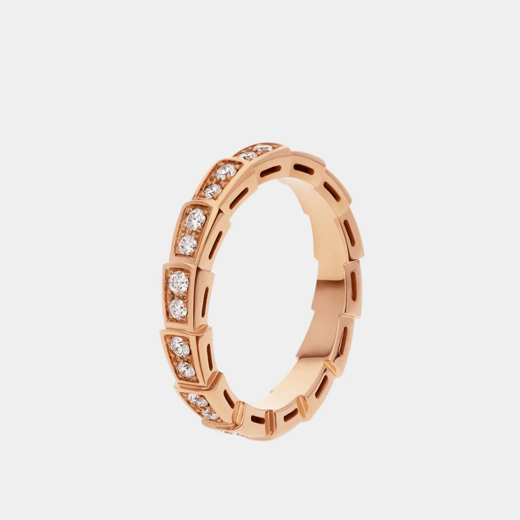 Serpenti Viper Full Pave Diamonds Ring - Image 2