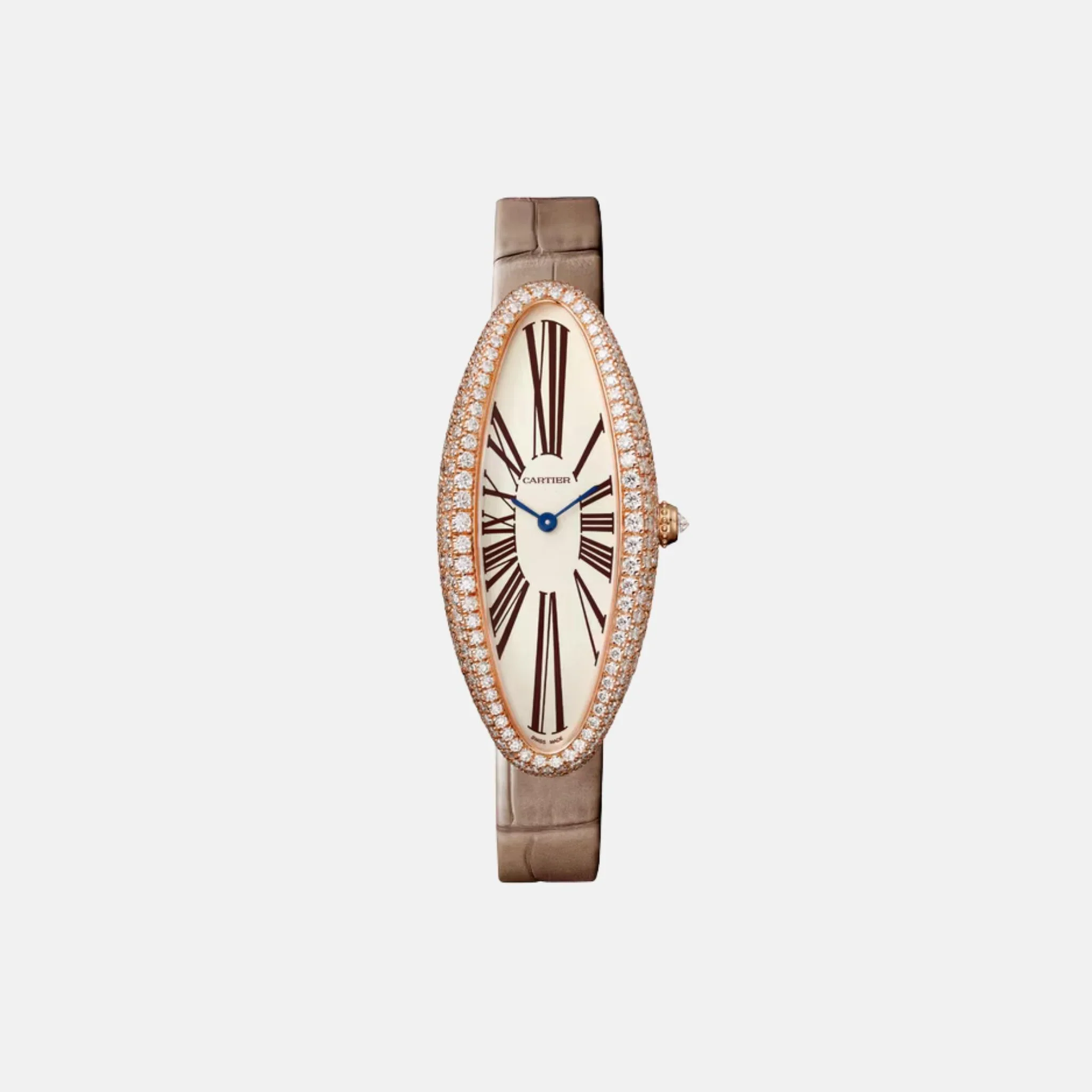 Baignoire Allongée Medium 18K Rose Gold Diamond Set WJBA0006