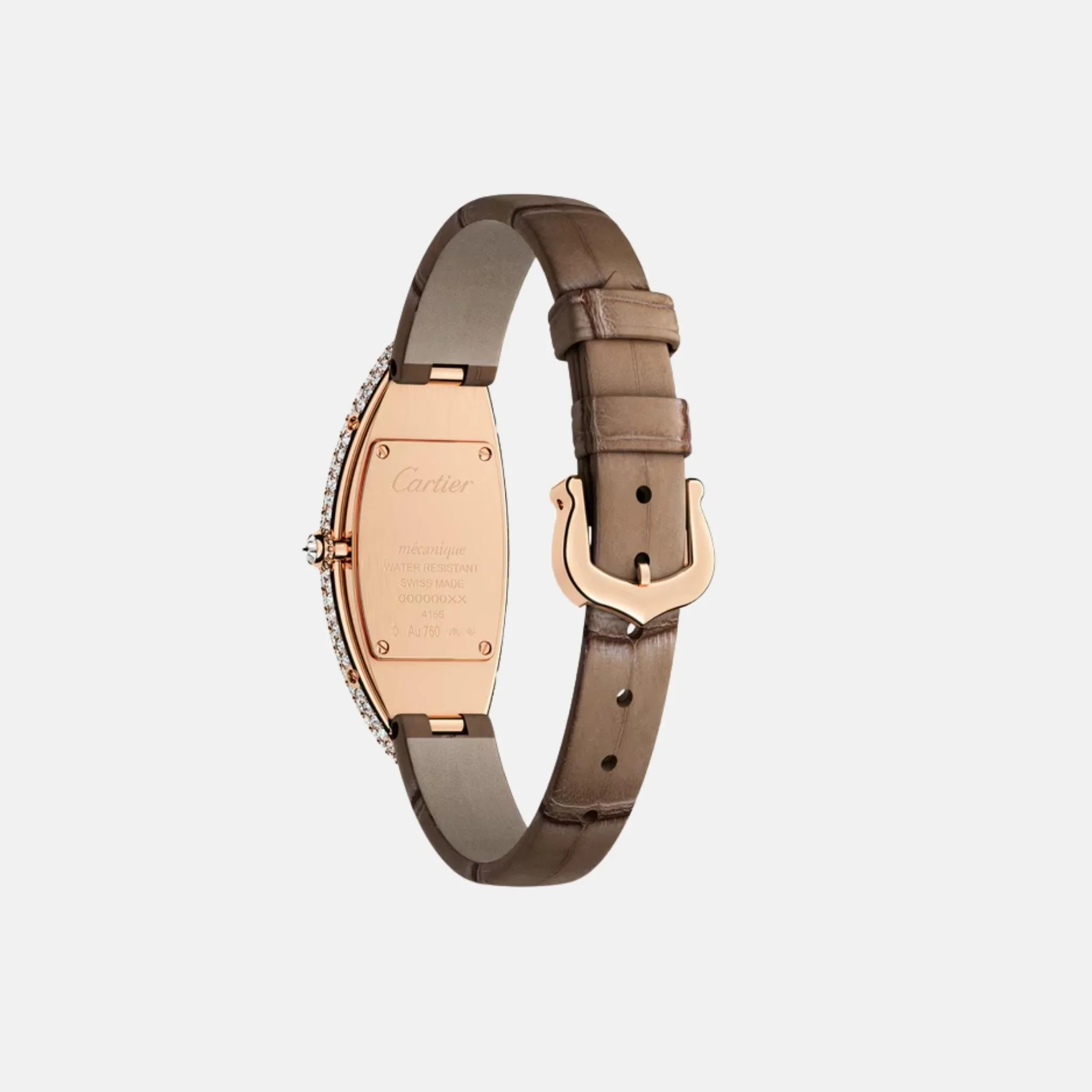 Baignoire Allongée Medium 18K Rose Gold Diamond Set WJBA0006 - Image 3