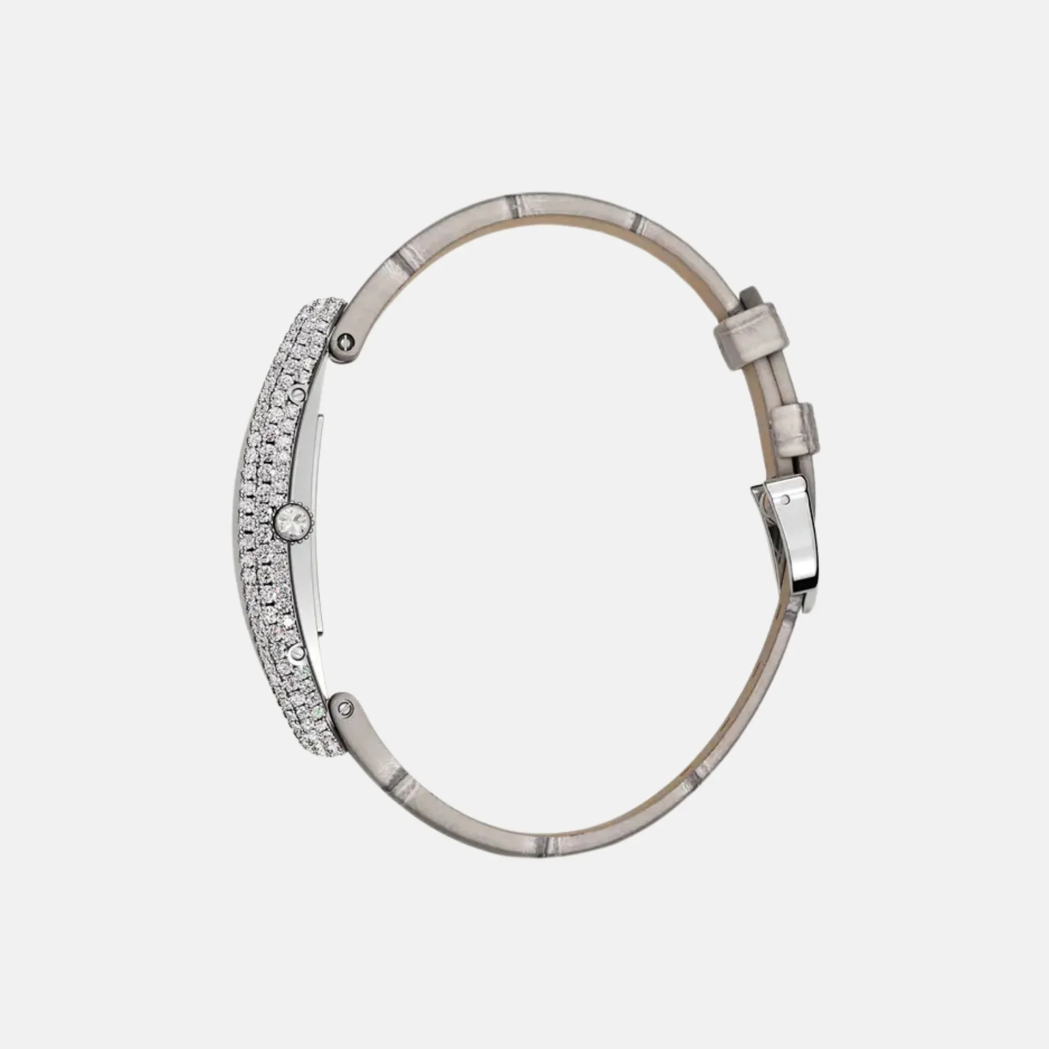 Baignoire Allongée Medium 18K White Gold Diamond Set WJBA0007 - Image 2