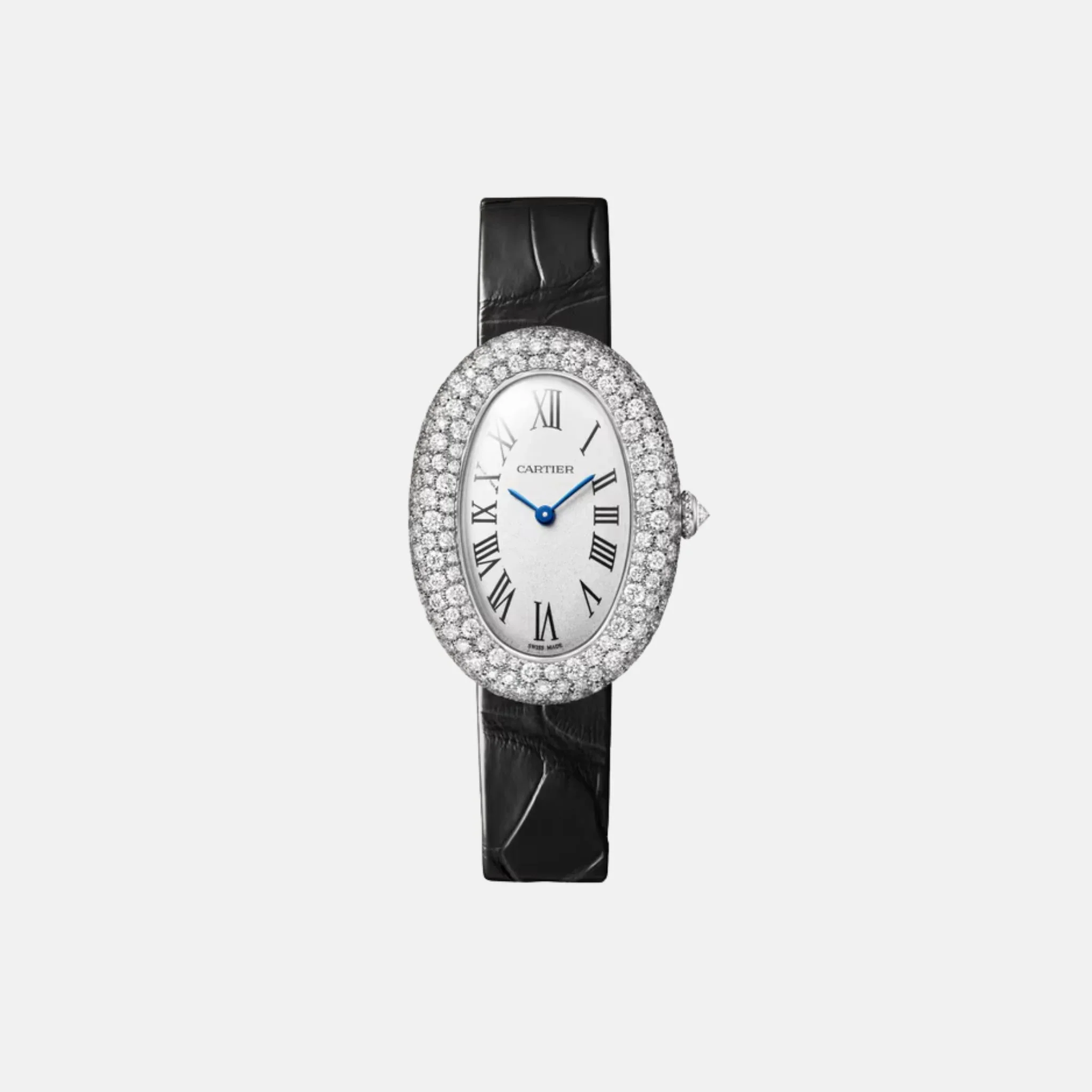 Baignoire Medium 18K White Gold Diamond Set WJBA0046