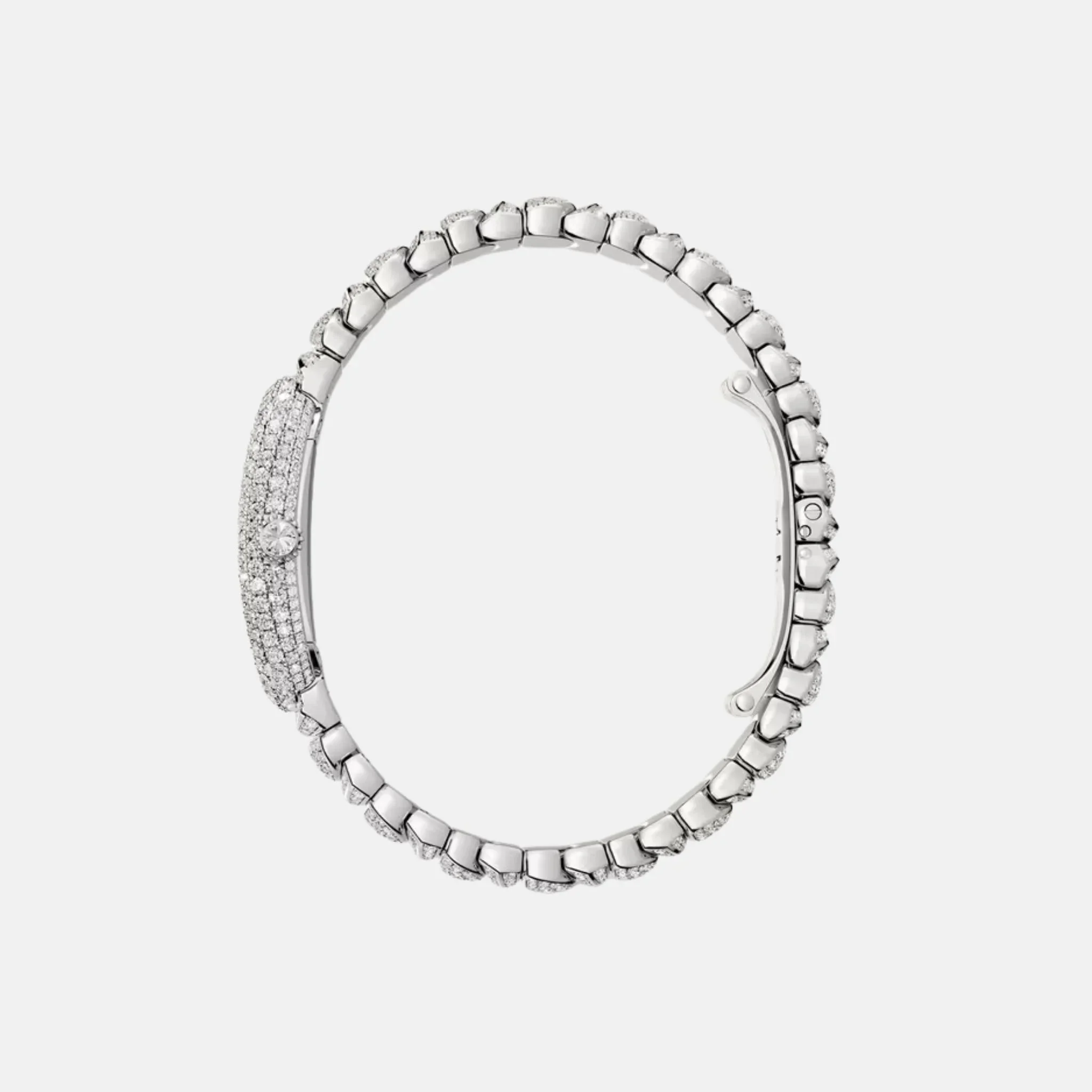 Baignoire Small 18K White Gold Full Diamond Set WJBA0052 - Image 2