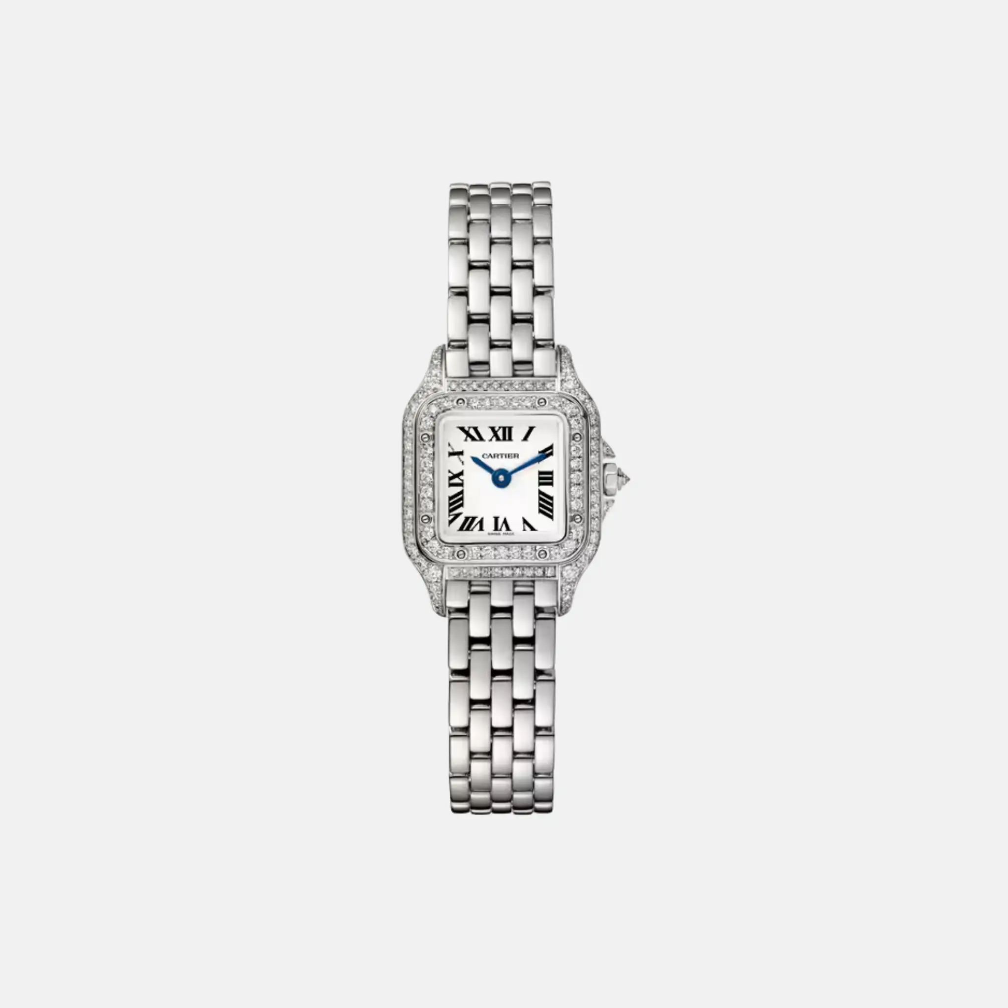 Panthere Mini Model Rhodium White Gold Diamond Set WJPN0019