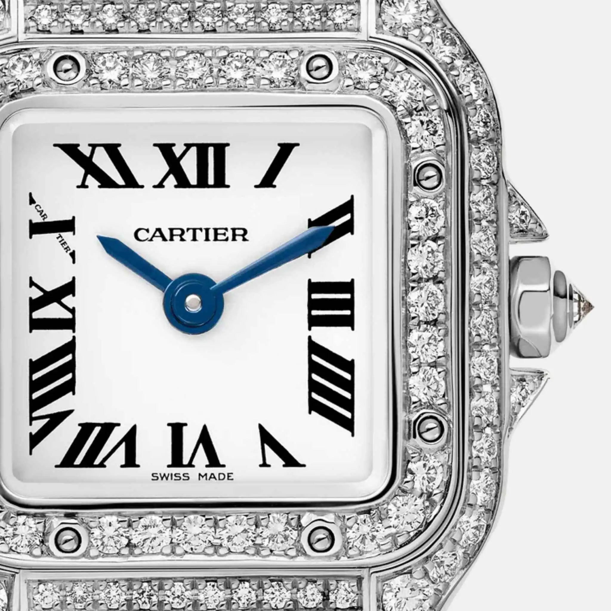 Panthere Mini Model Rhodium White Gold Diamond Set WJPN0019 - Image 2