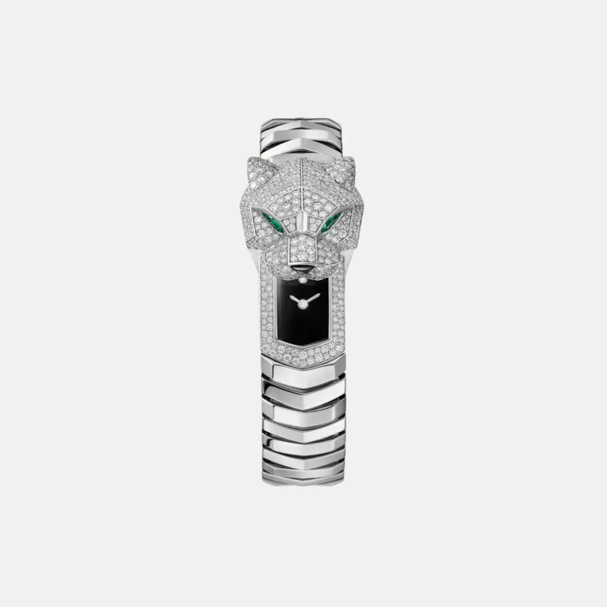 Panthere Rhodium White Gold Diamond Panther Head HPI01636
