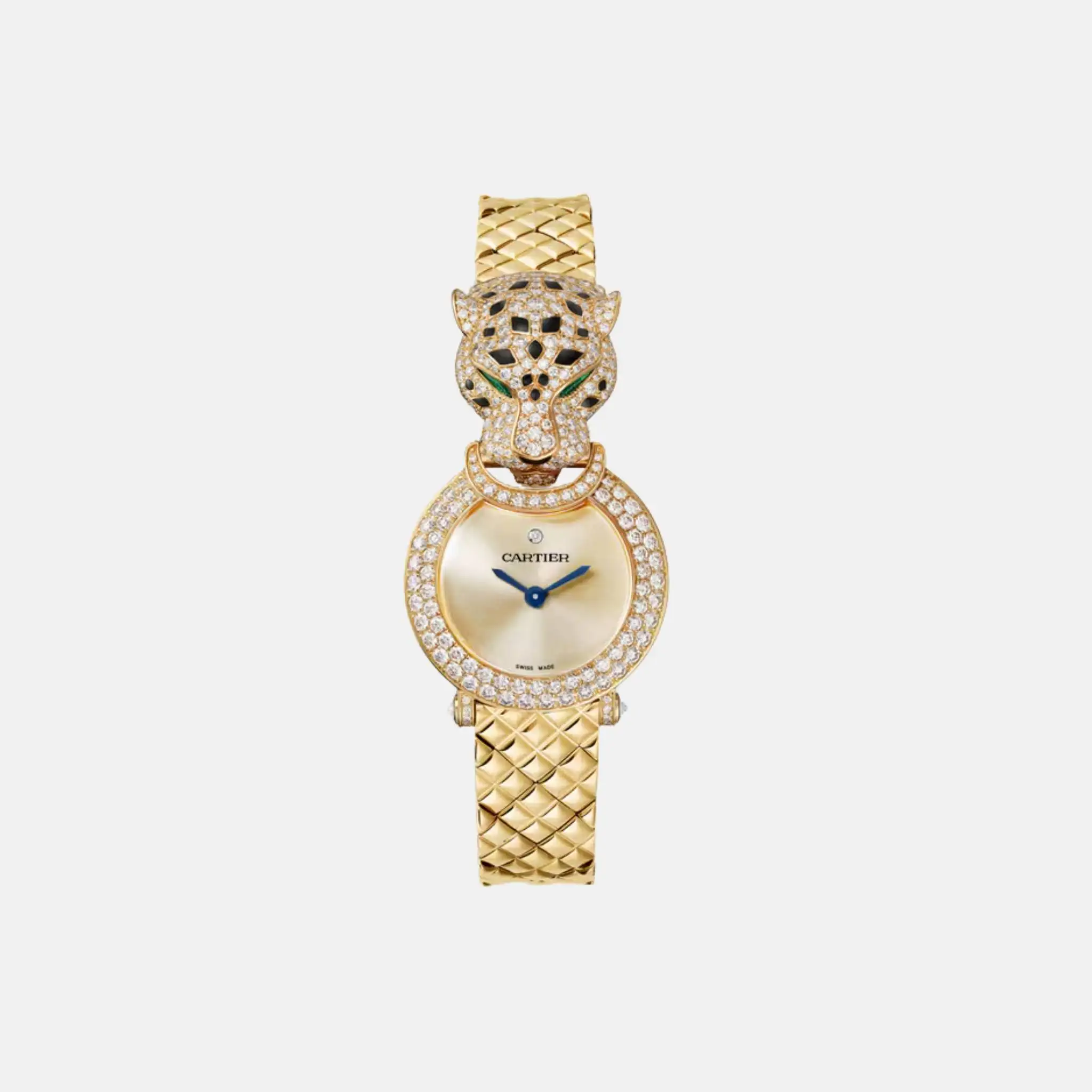 Panthere Yellow Gold Full Diamond Panther Head HPI01509