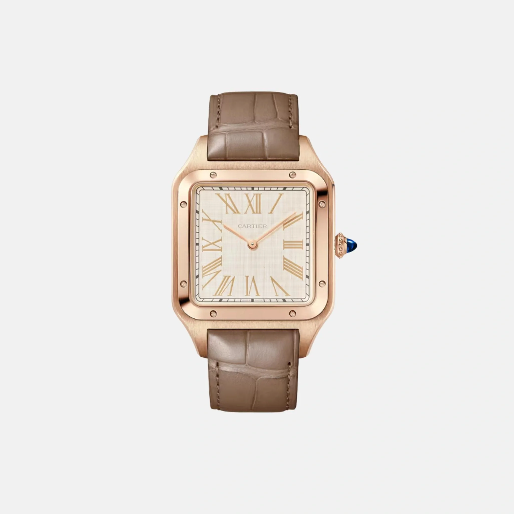 Santos Dumont Extra Large Model 18K Rose Gold WGSA0112