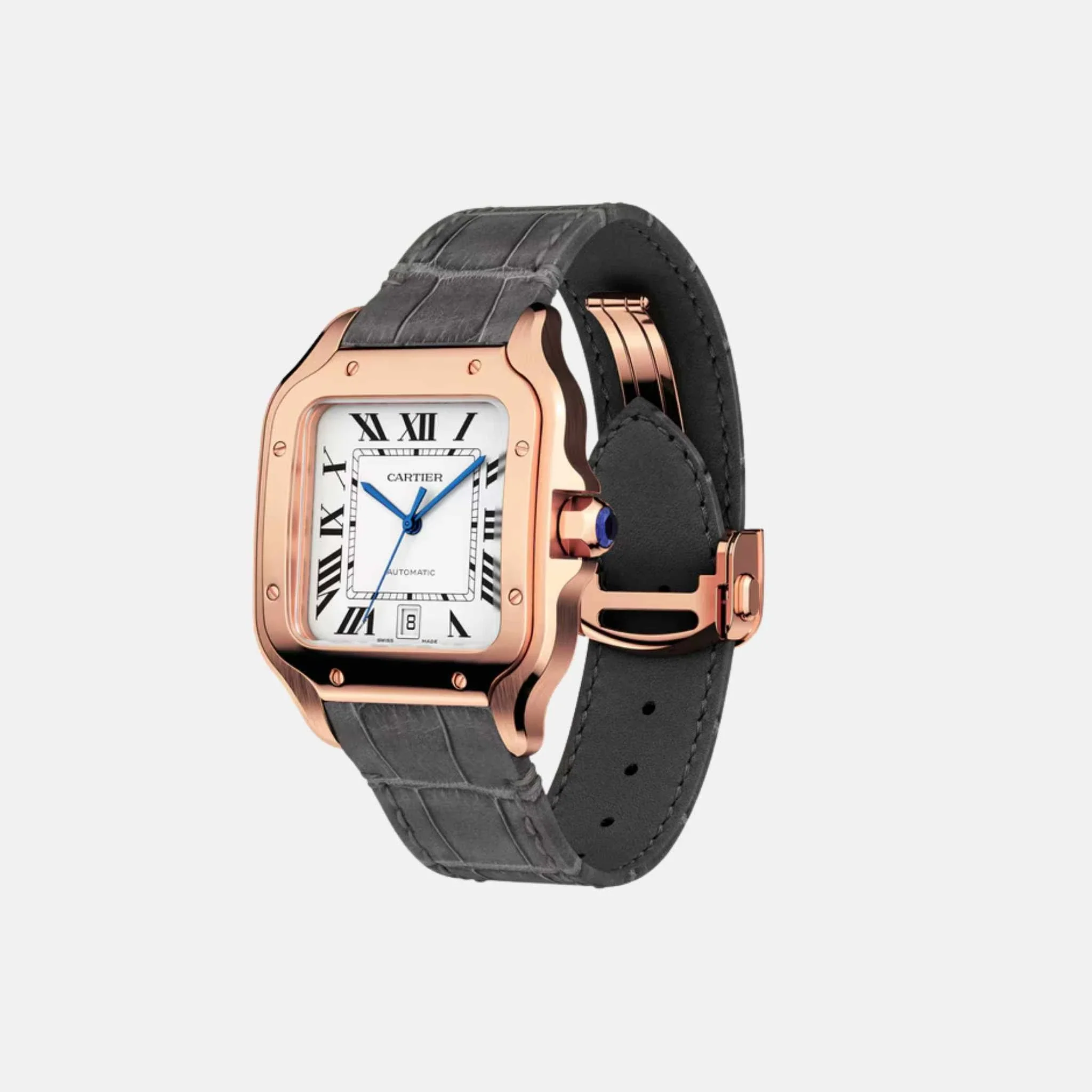 Santos Large Model 18K Rose Gold Automatic WGSA0019 - Image 2