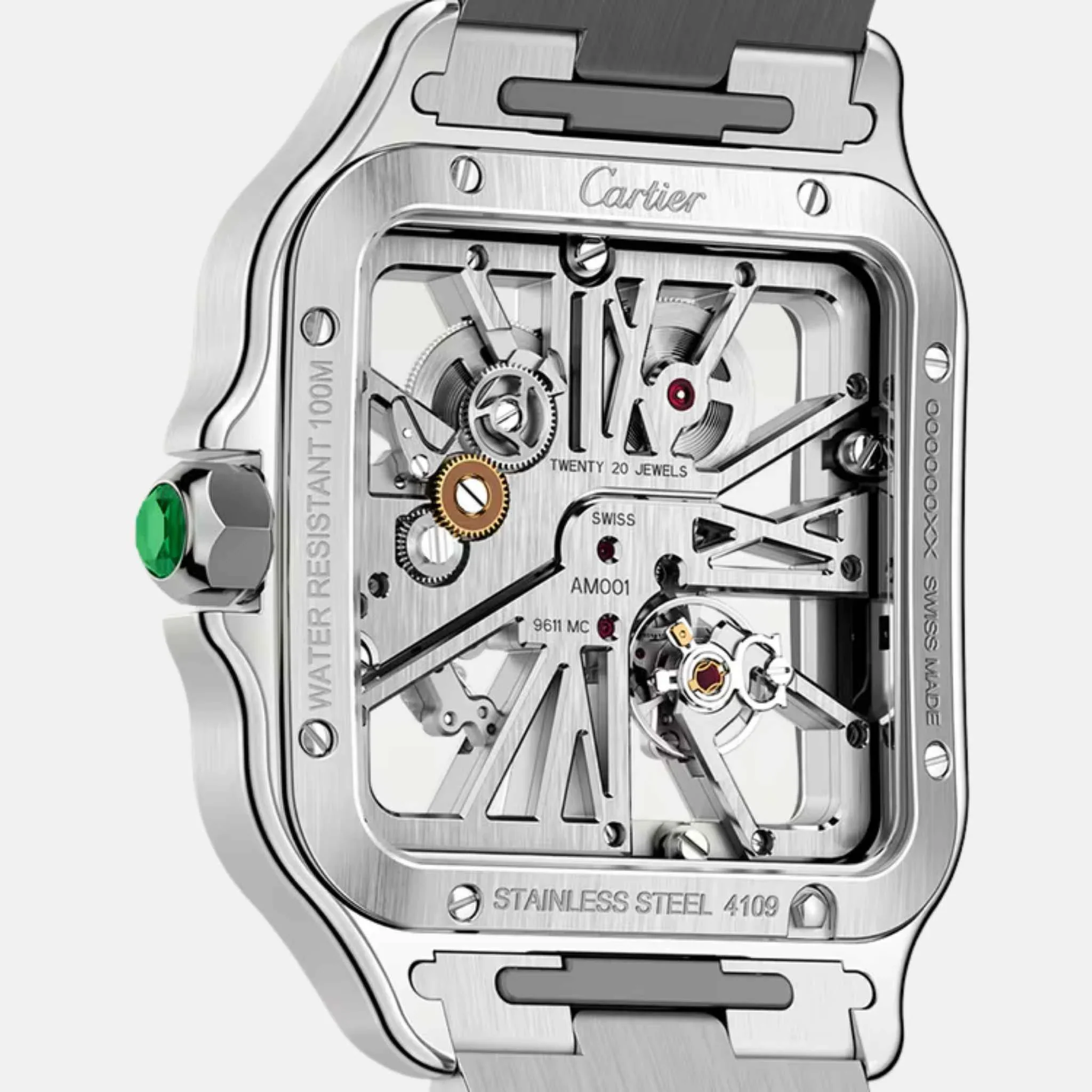 Santos Skeleton Large Model Manual Winding WHSA0028 - Image 2