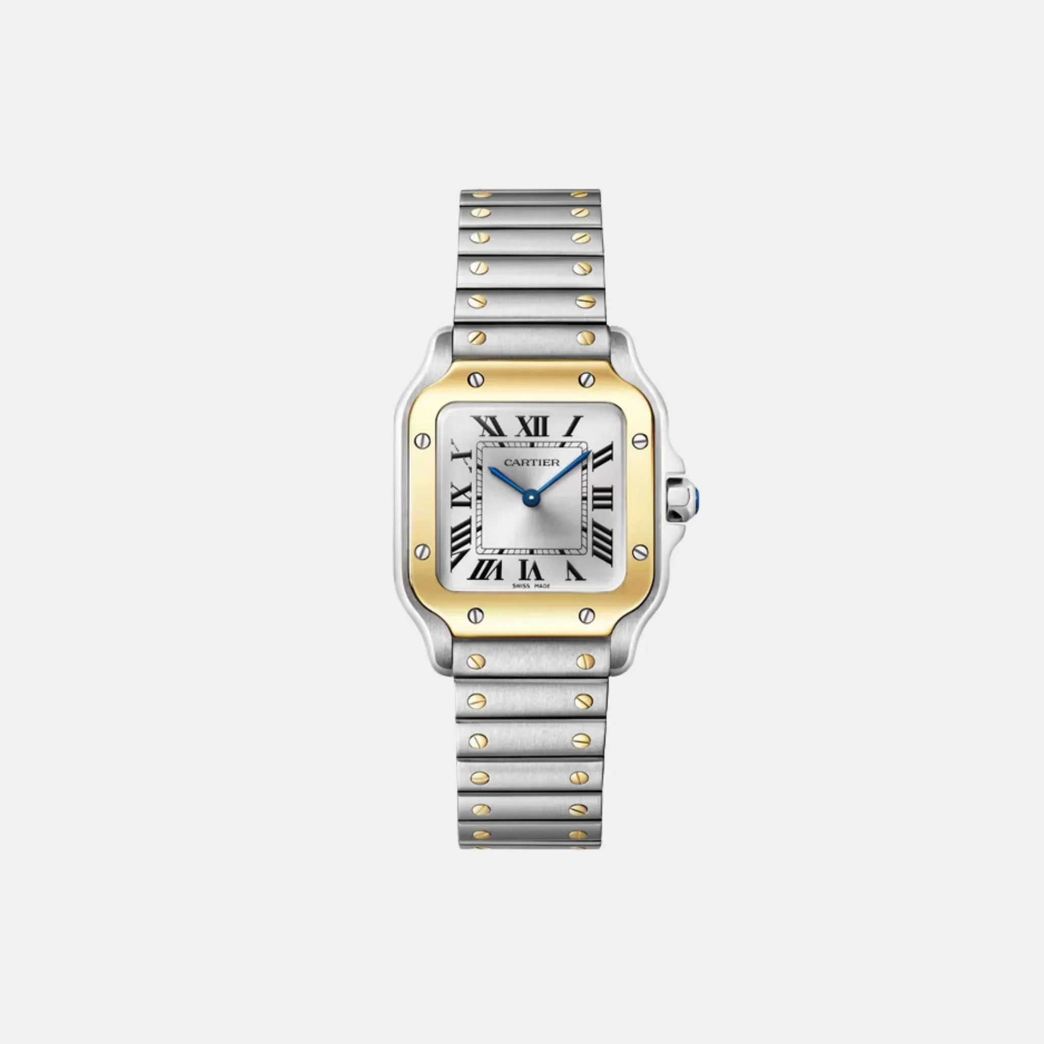 Santos Small Model Yellow Gold Steel Quartz W2SA0033