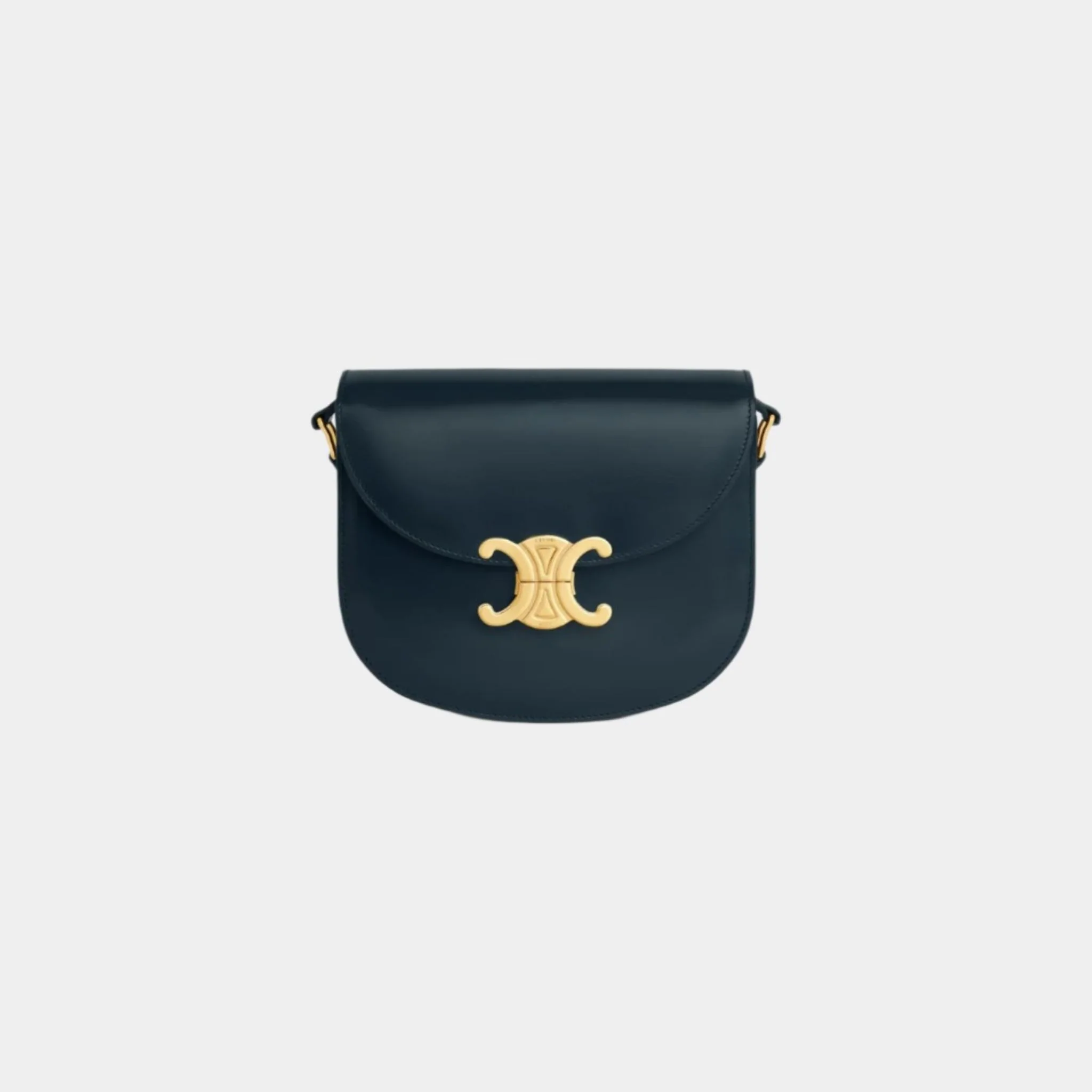 Besace Clea In Shiny Calfskin Handbag - Image 5