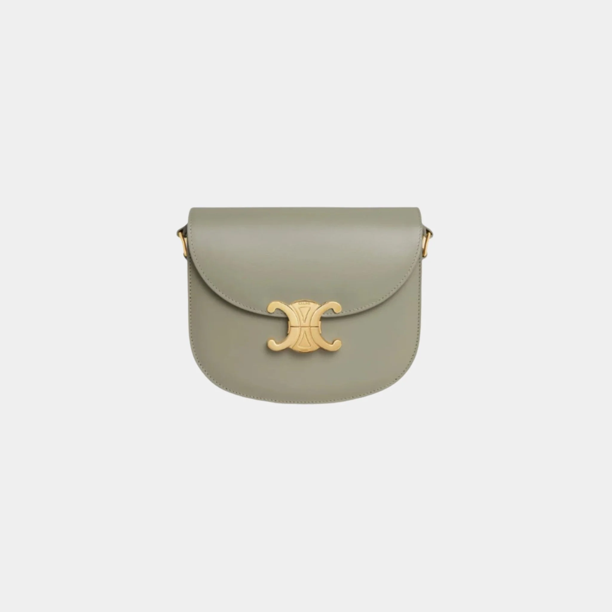 Besace Clea In Shiny Calfskin Handbag - Image 6