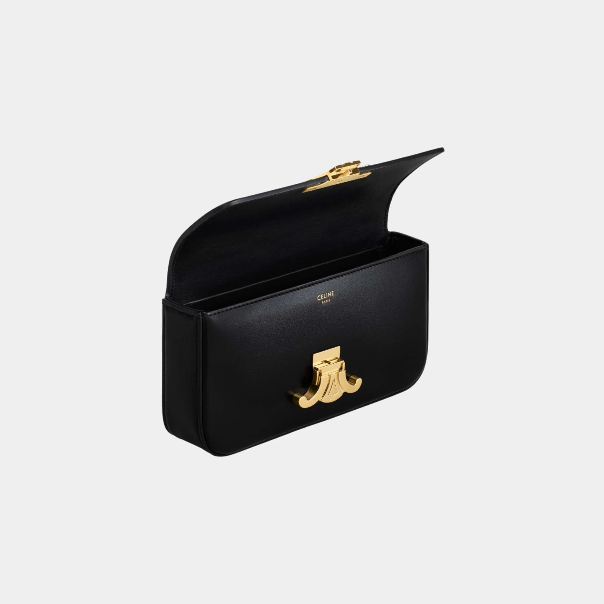 Chain Shoulder Bag Claude In Shiny Calfskin Handbag - Image 3