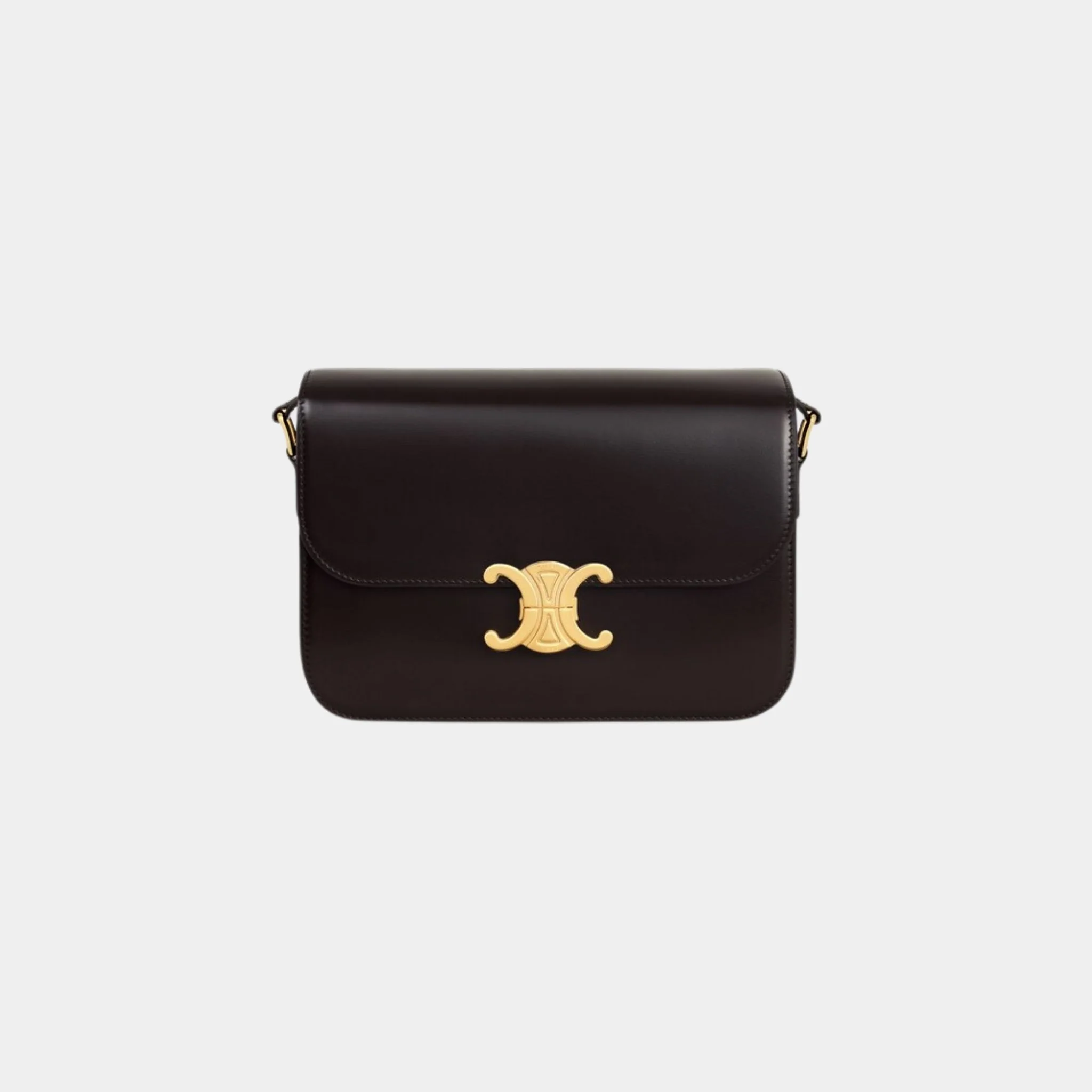 Classique Triomphe Bag In Shiny Calfskin Handbag