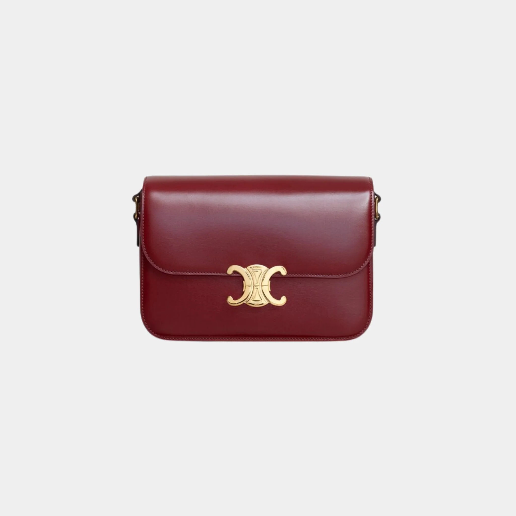 Classique Triomphe Bag In Shiny Calfskin Handbag - Image 10