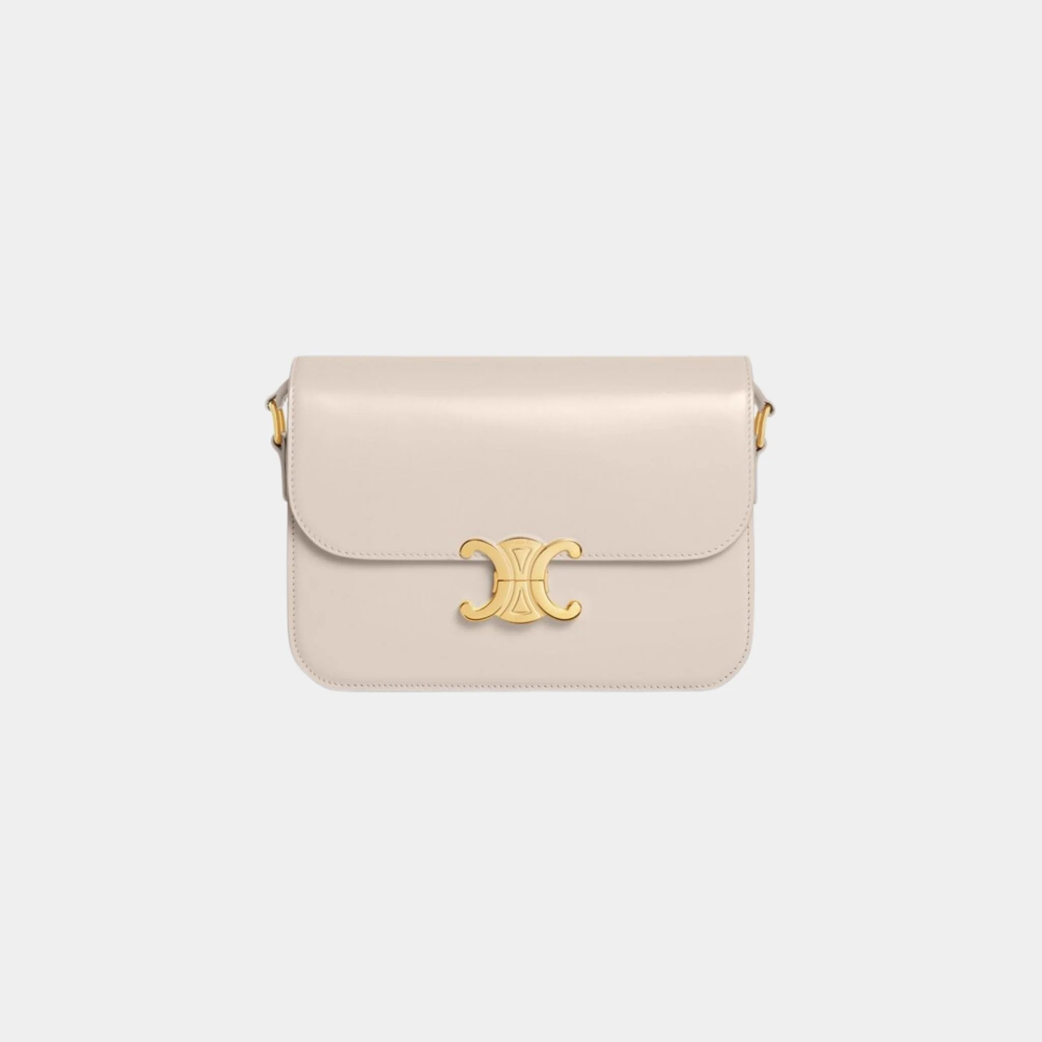 Classique Triomphe Bag In Shiny Calfskin Handbag - Image 11