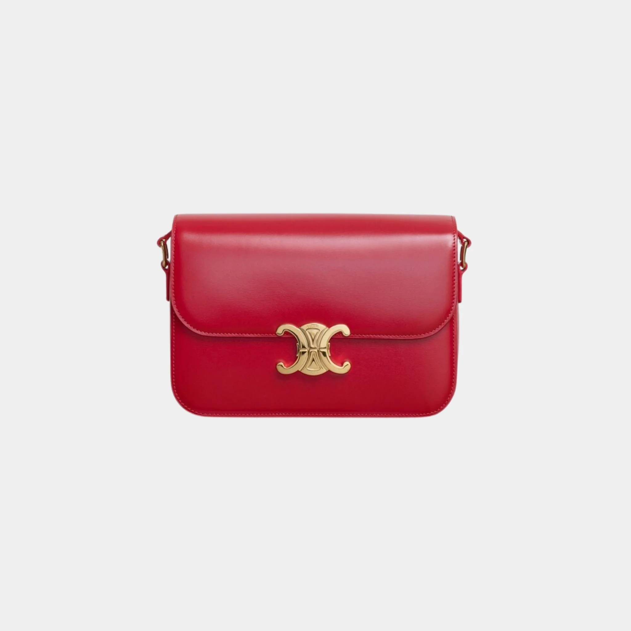 Classique Triomphe Bag In Shiny Calfskin Handbag - Image 12